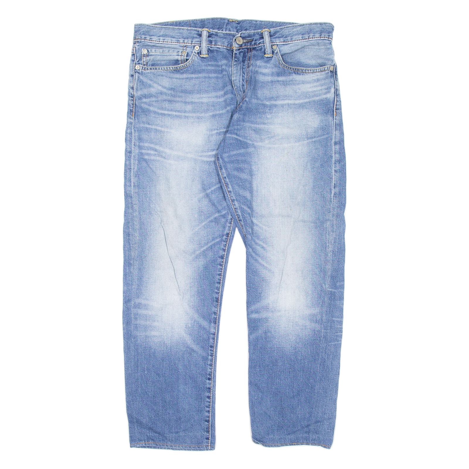 LEVI'S 504 Jeans Mens Blue Regular Straight W34 L25 Refurbished - N/A refurbished available on Cerqular