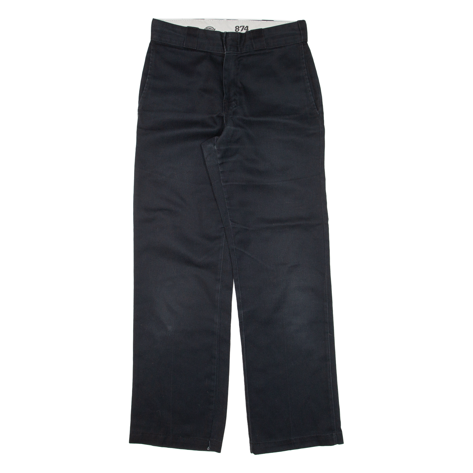 DICKIES 874 Workwear Mens Trousers Black Regular Straight W28 L30 Refurbished - N/A refurbished available on Cerqular