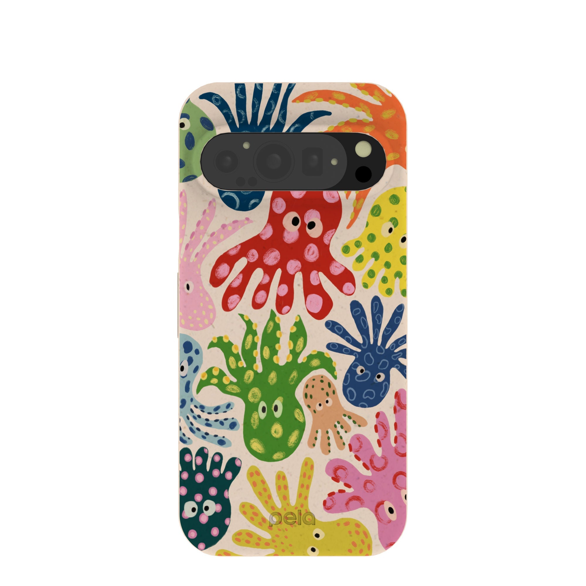 Seashell Octopi Google Pixel 9/9 Pro Case Refurbished - Pela Case refurbished available on Cerqular