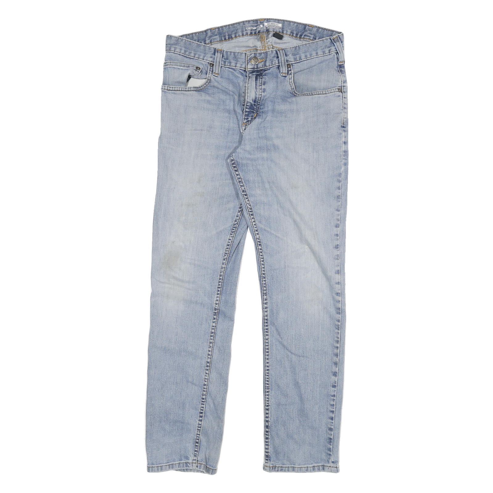 Buy CARHARTT Mens Jeans Blue Regular Straight Denim Light W30 L29 Casual Workwear Refurbished - $53.29 CARHARTT Mens Jeans Blue Regular Straight Denim Light W30 L29 Casual Workwear Refurbished - N/A refurbished available on Cerqular