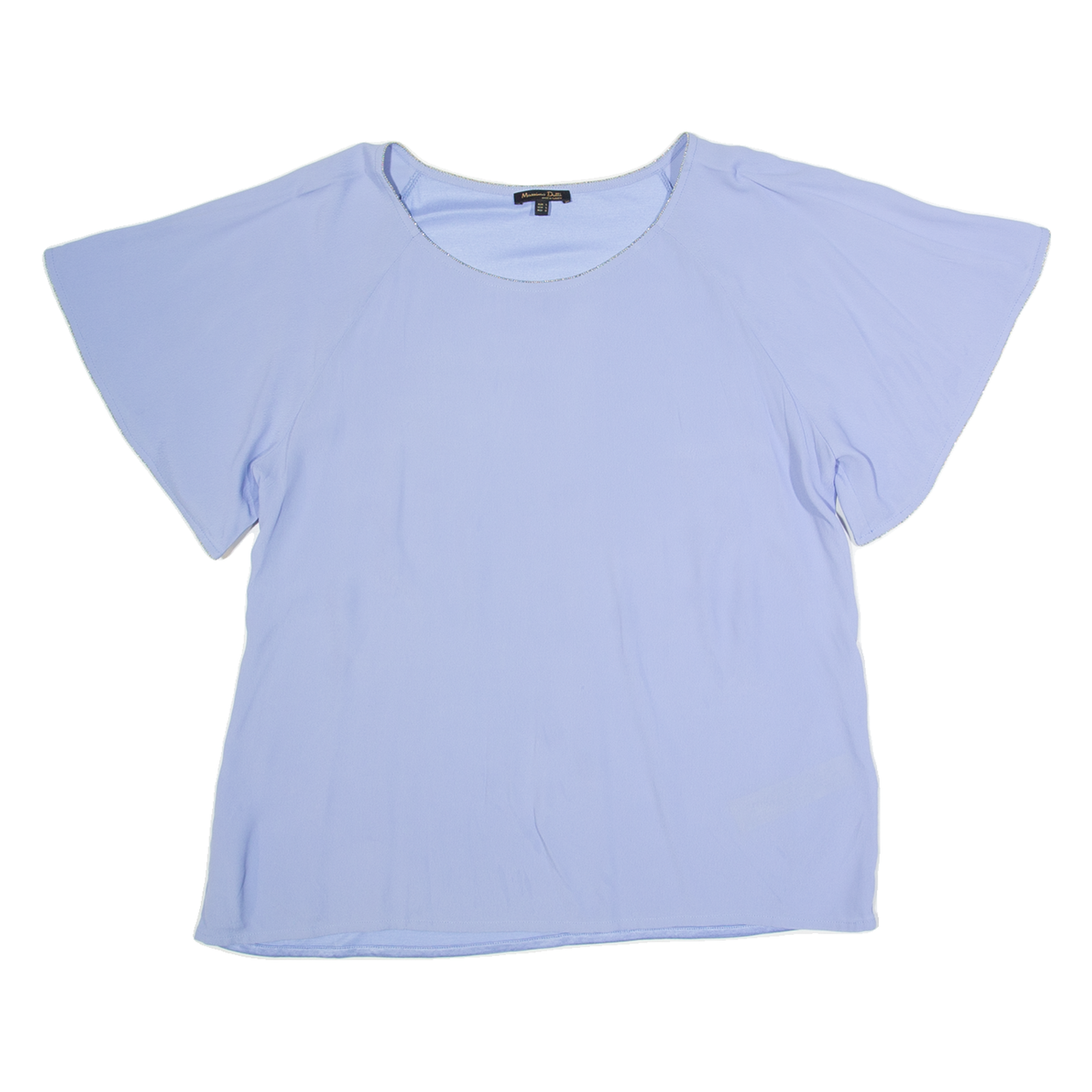 MASSIMO DUTTI Womens Top Blue L Refurbished - N/A refurbished available on Cerqular