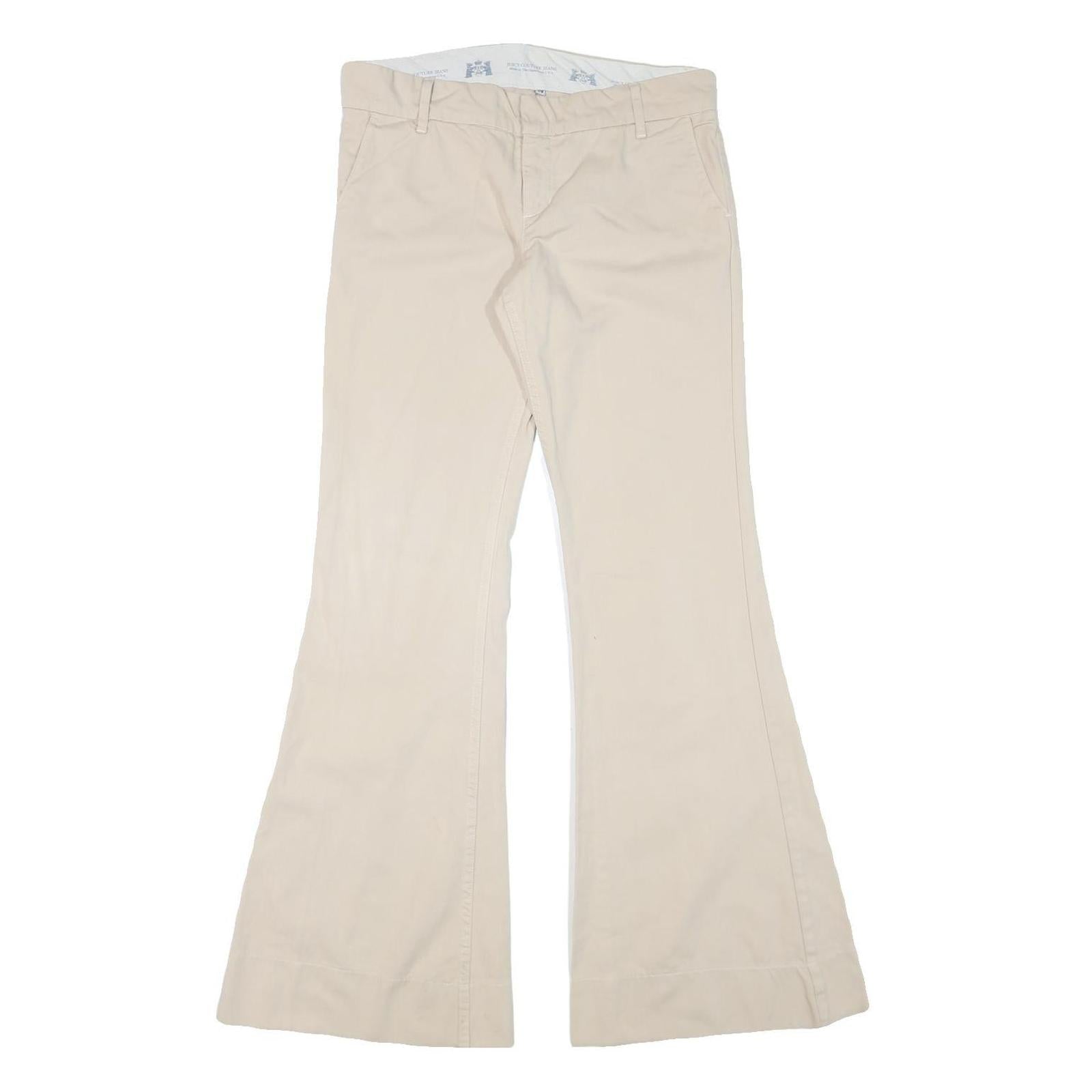 Buy JUICY COUTURE Womens Cotton Blend Beige Regular Fit Wide-Leg Trousers W32 L33 Refurbished - $36.39 JUICY COUTURE Womens Cotton Blend Beige Regular Fit Wide-Leg Trousers W32 L33 Refurbished - N/A refurbished available on Cerqular