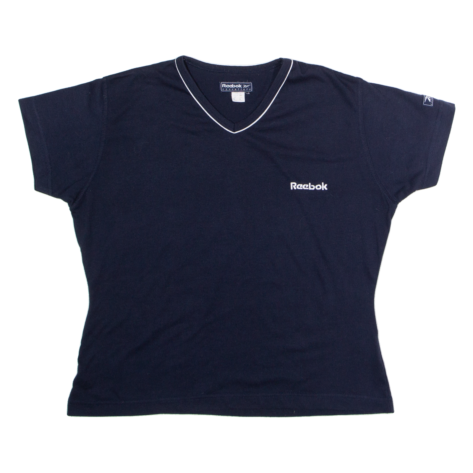 Buy REEBOK Womens T-Shirt Blue 90s V-Neck UK 14 Refurbished - $15.59 REEBOK Womens T-Shirt Blue 90s V-Neck UK 14 Refurbished - N/A refurbished available on Cerqular