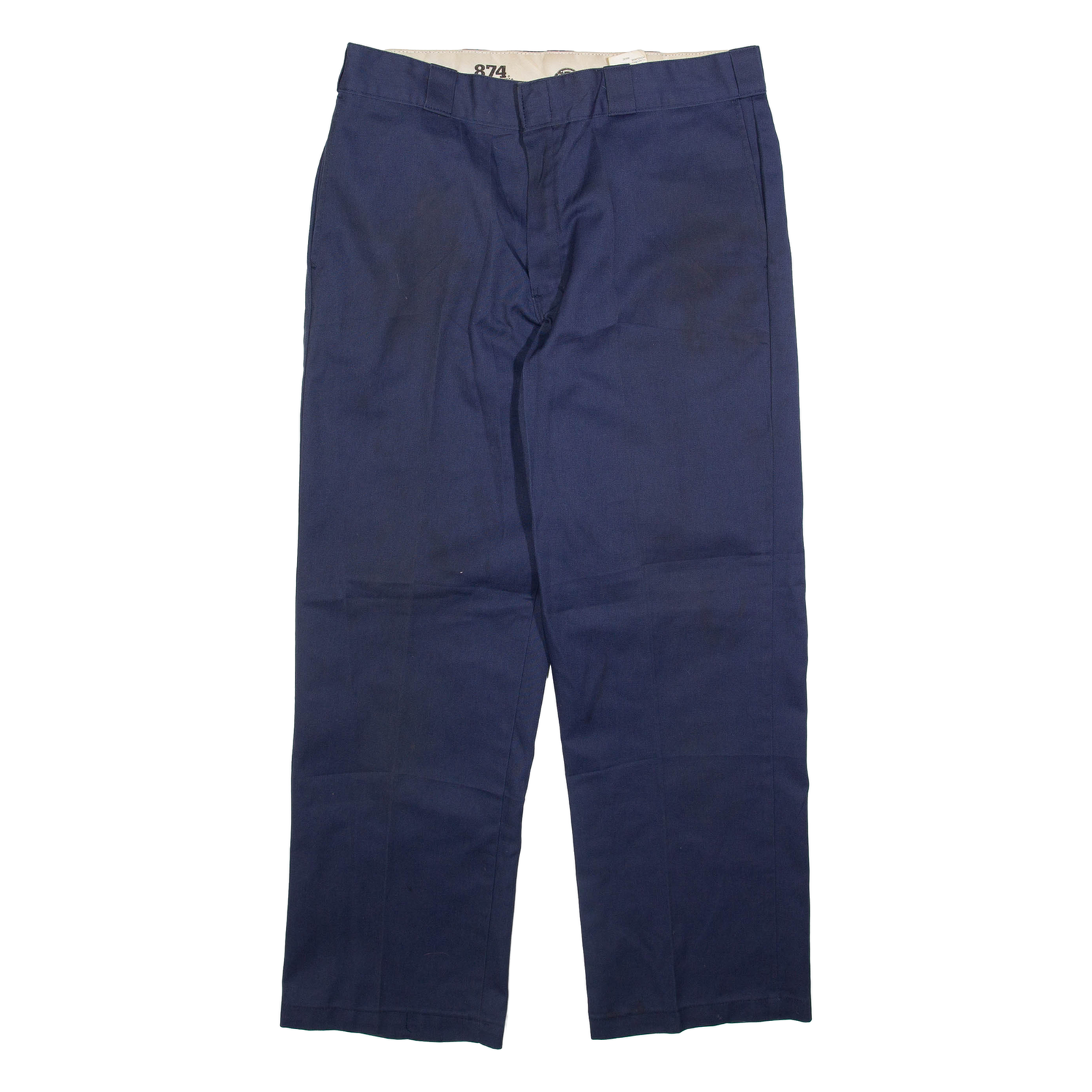 DICKIES 874 Workwear Mens Trousers Blue Regular Straight W36 L30 Refurbished - N/A refurbished available on Cerqular
