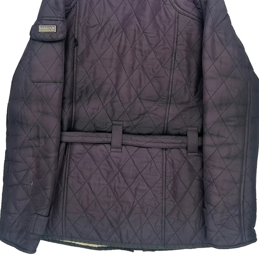Barbour Coat - Small Purple Polyester Refurbished - Thrifted (note: this is a term often used to describe second- refurbished available on Cerqular