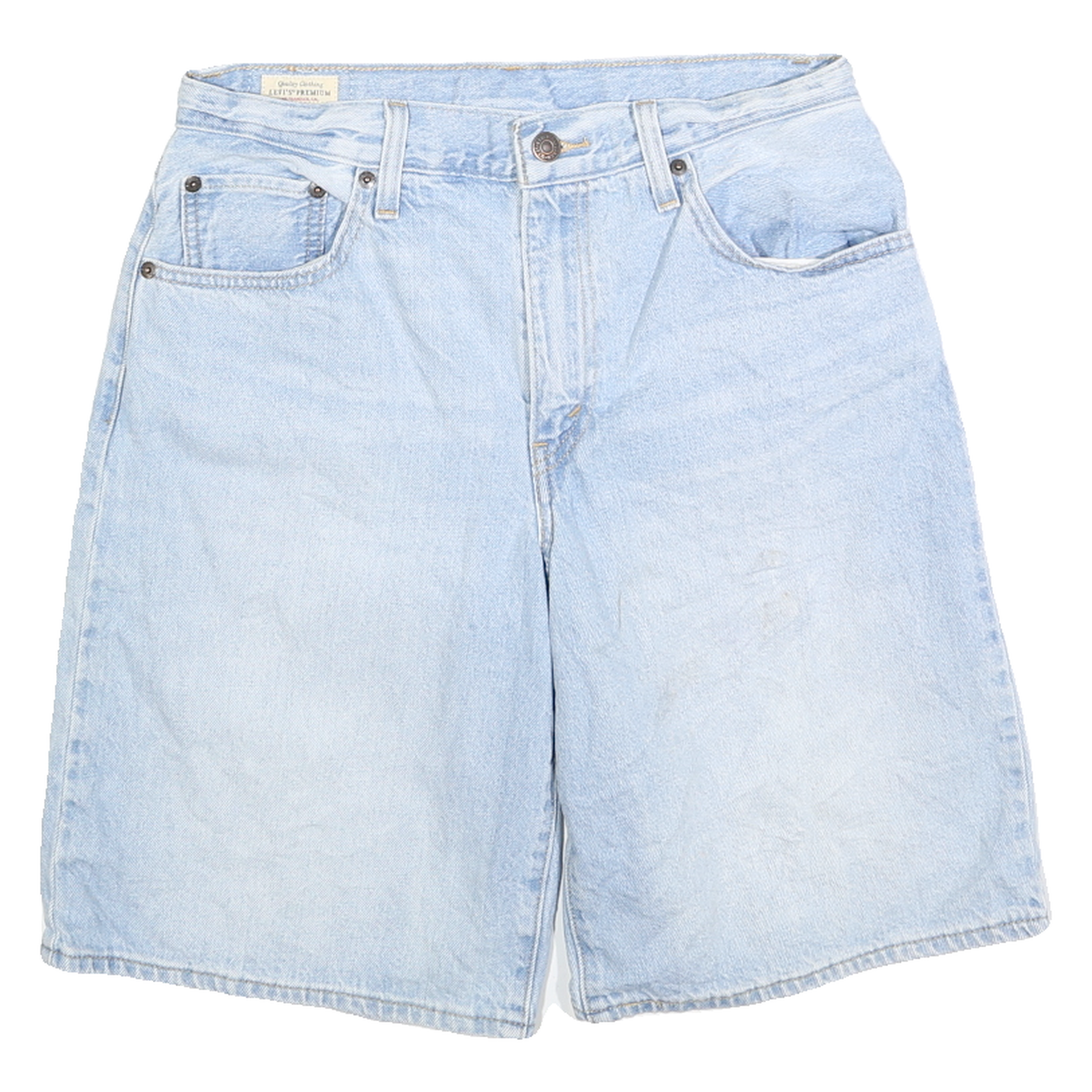 LEVI'S Womens Denim Blue Casual Shorts M W30 Classic Fit Cotton Refurbished - N/A refurbished available on Cerqular