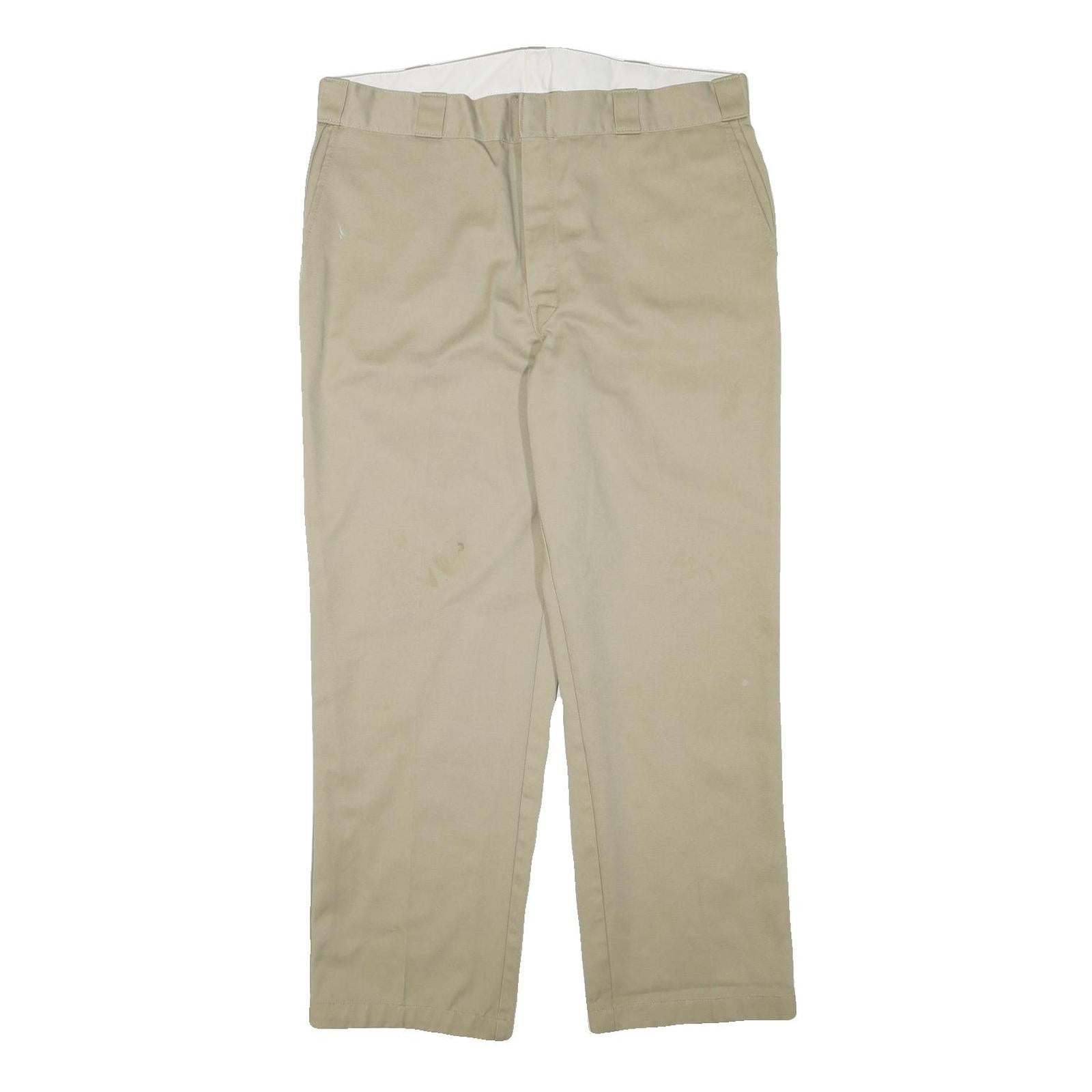 Buy DICKIES Mens Cotton Blend Beige Regular Fit Straight Leg Trousers W38 L29 Refurbished - $37.69 DICKIES Mens Cotton Blend Beige Regular Fit Straight Leg Trousers W38 L29 Refurbished - N/A refurbished available on Cerqular