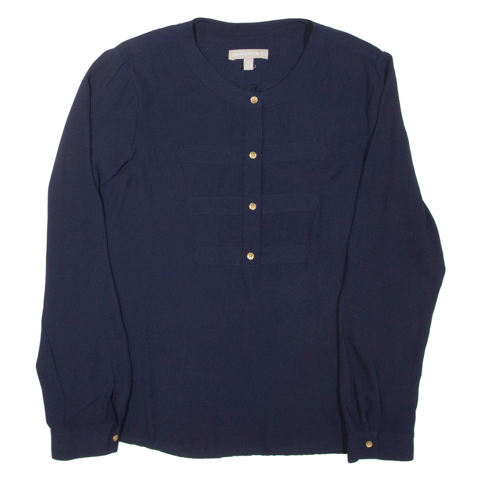 Buy BANANA REPUBLIC Womens Blouse Blue Long Sleeve S Refurbished - $23.39 BANANA REPUBLIC Womens Blouse Blue Long Sleeve S Refurbished - N/A refurbished available on Cerqular