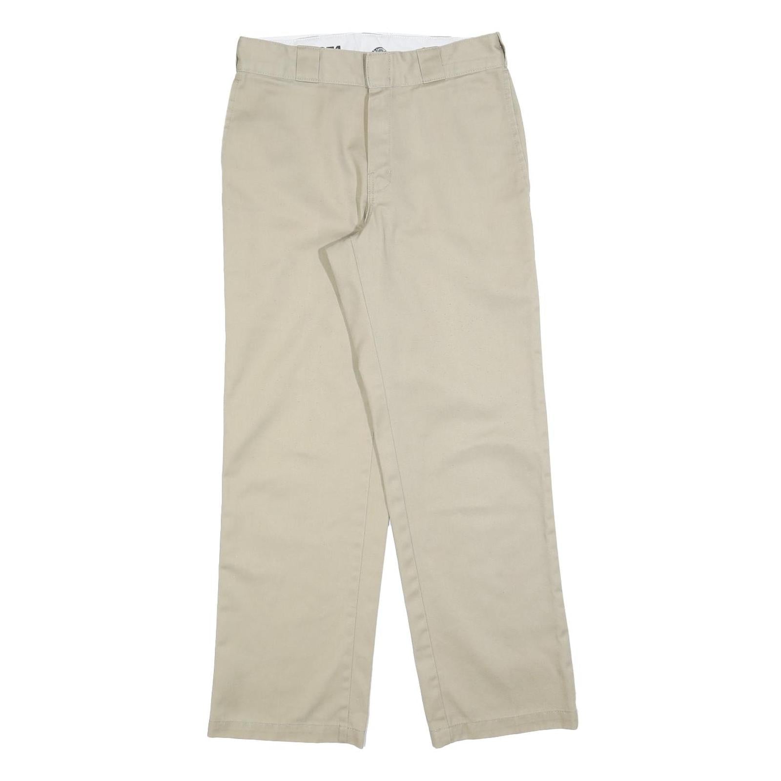 Buy DICKIES Mens Cotton Blend Beige Relaxed Straight Trousers W30 L30 Workwear Zip Refurbished - $37.69 DICKIES Mens Cotton Blend Beige Relaxed Straight Trousers W30 L30 Workwear Zip Refurbished - N/A refurbished available on Cerqular