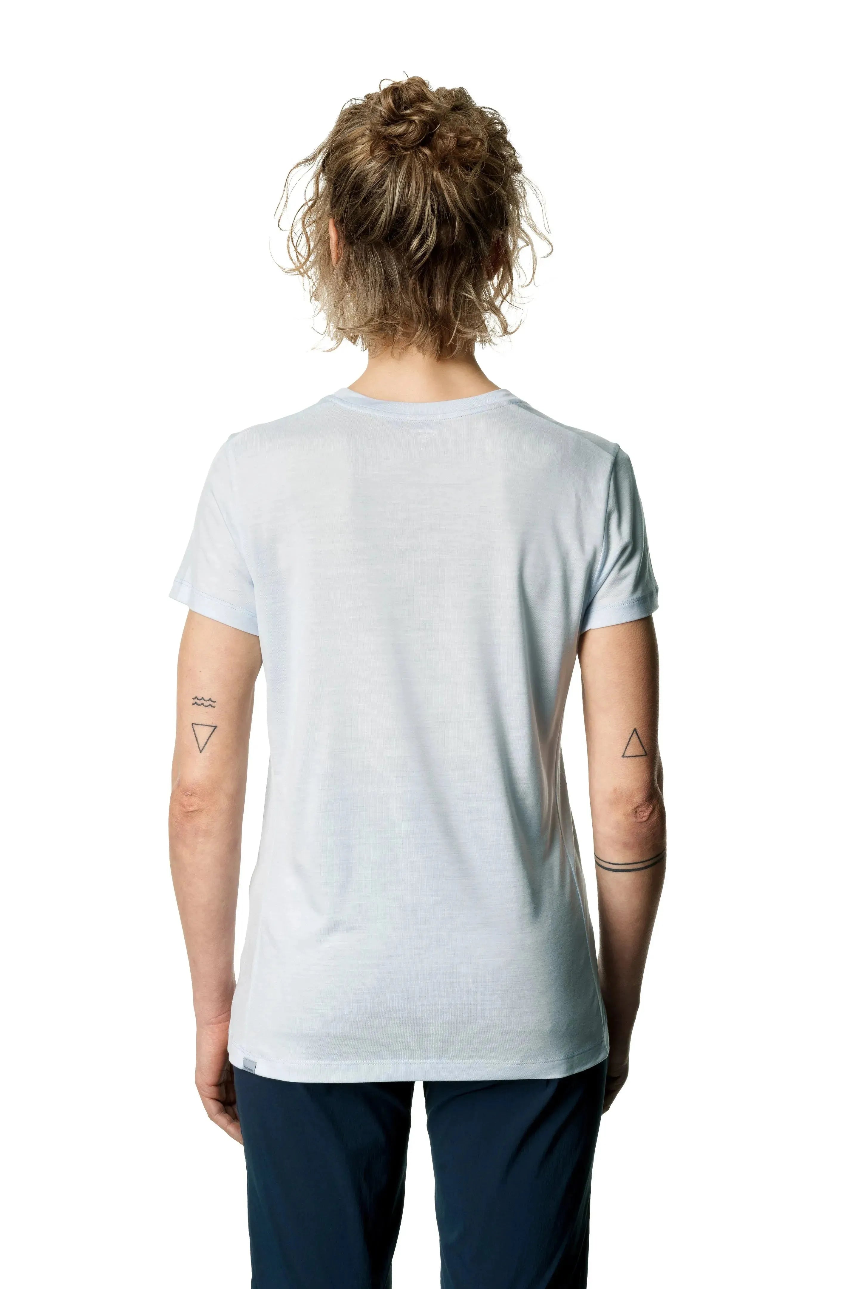 W's Tree Message Tee | Color: Bluetiful | Size: XS Refurbished - Houdini Sportswear refurbished available on Cerqular