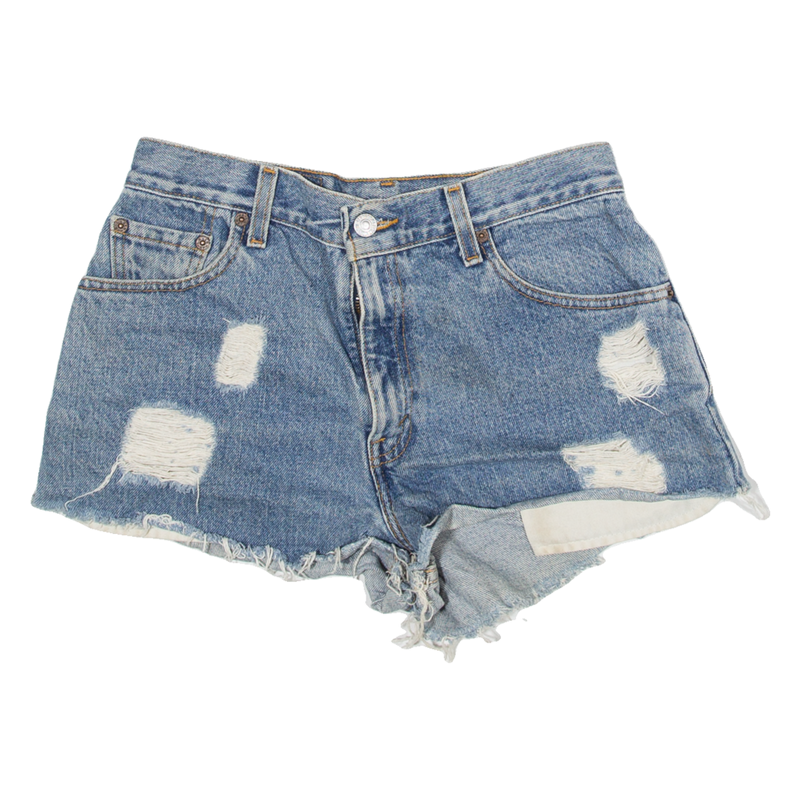 LEVI'S 550 Womens Casual Shorts Blue M W28 Refurbished - N/A refurbished available on Cerqular
