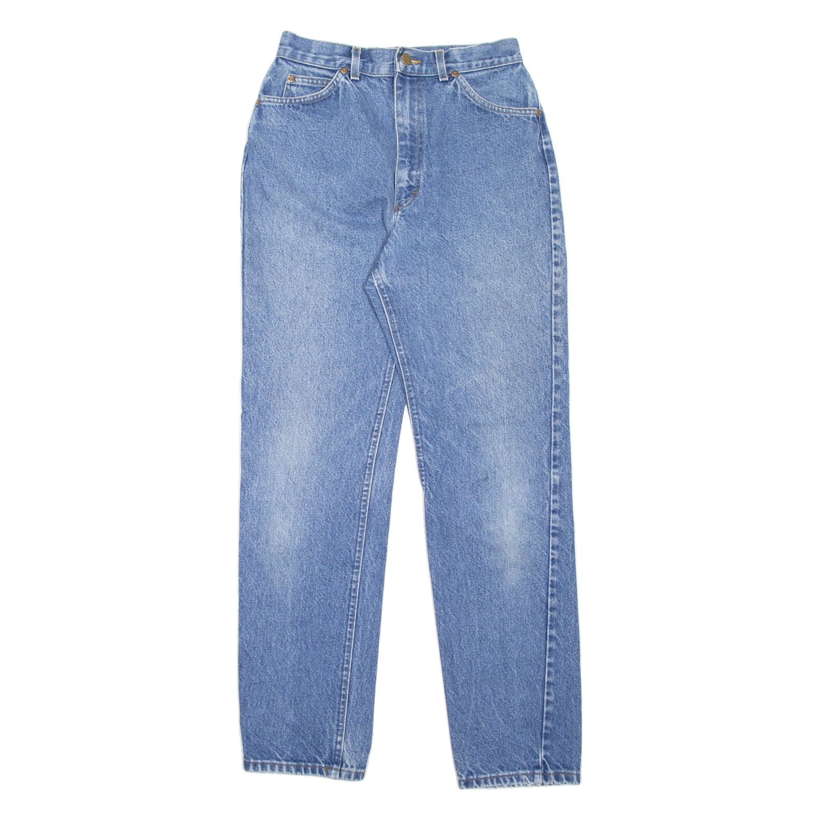LEE Womens Jeans Blue Regular Mom Stone Wash W26 L29 Refurbished - N/A refurbished available on Cerqular