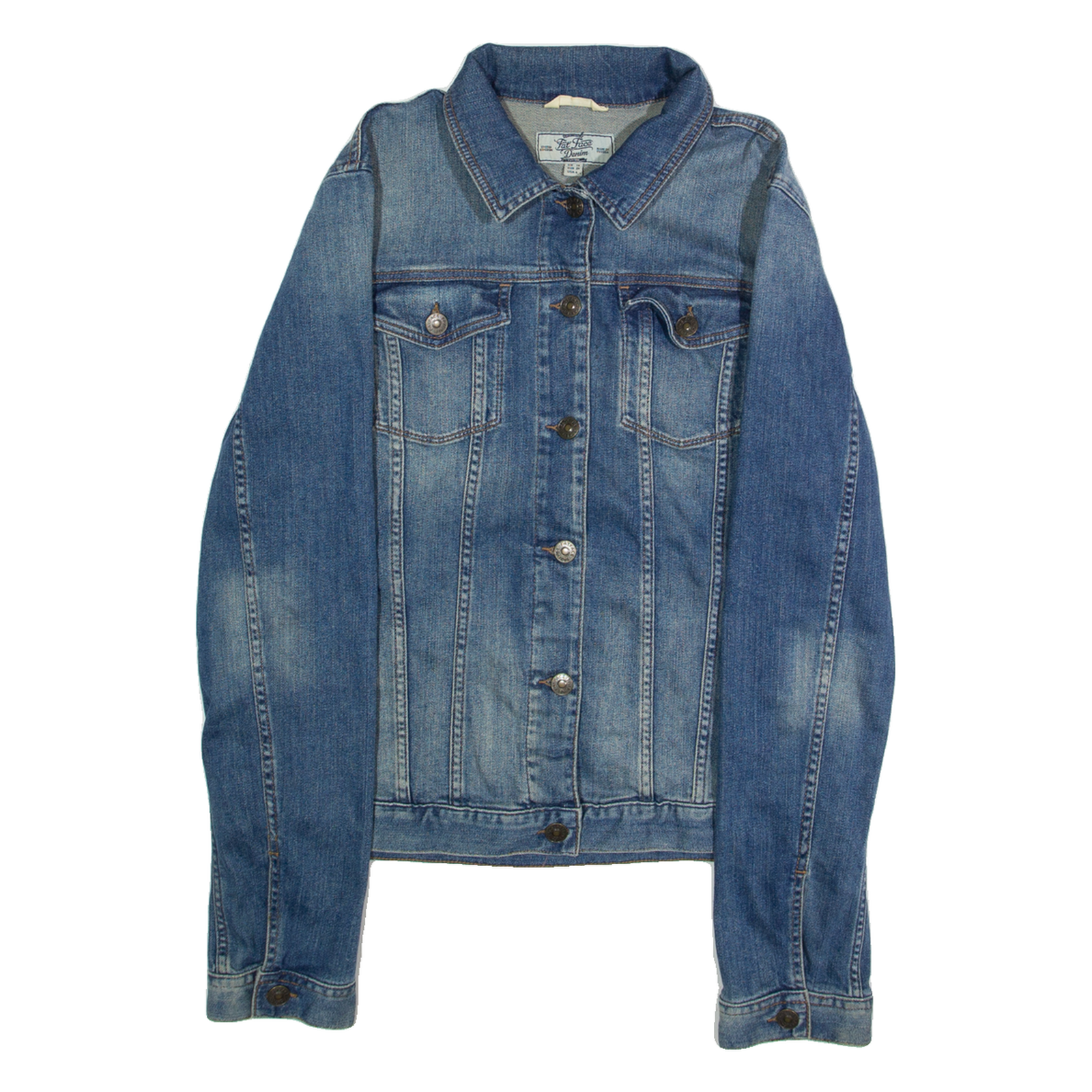 FAT FACE Womens Denim Jacket Blue S Refurbished - N/A refurbished available on Cerqular