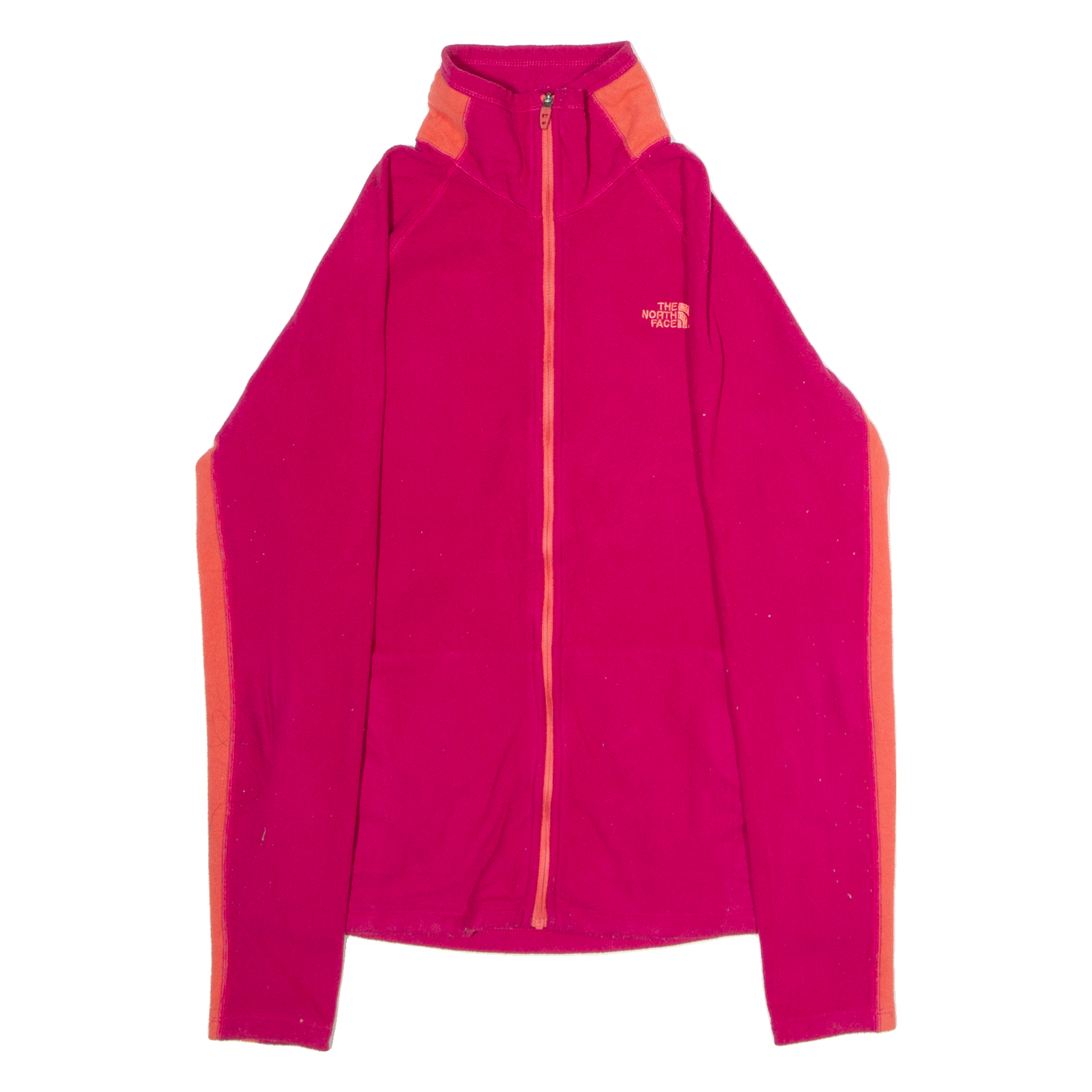 THE NORTH FACE Womens Fleece Jacket Pink Colourblock S Refurbished - N/A refurbished available on Cerqular