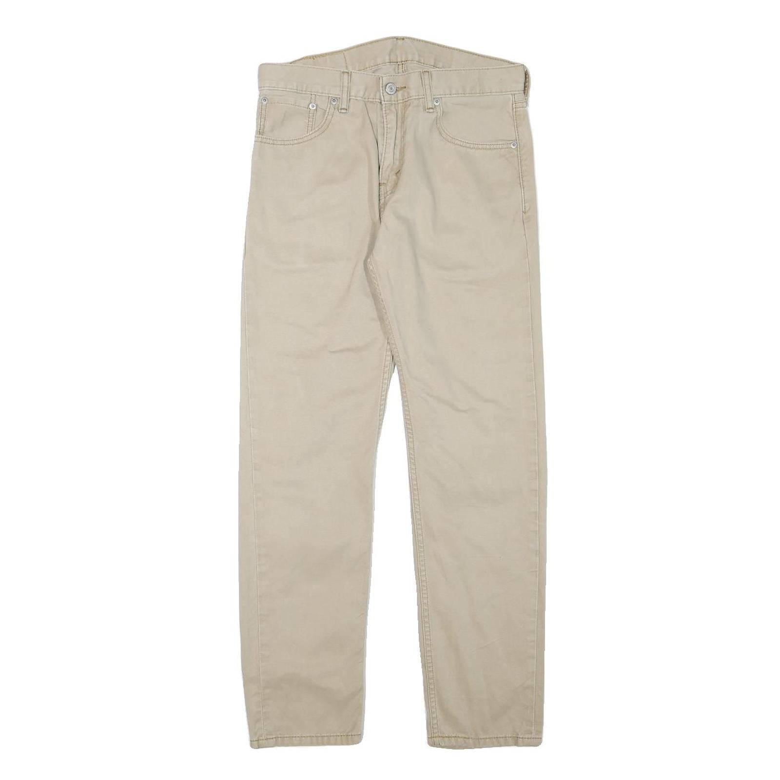 Buy LEVI'S Mens Cotton Blend Beige Regular Fit Straight Leg Trousers W29 L28 Casual Refurbished - $41.59 LEVI'S Mens Cotton Blend Beige Regular Fit Straight Leg Trousers W29 L28 Casual Refurbished - N/A refurbished available on Cerqular