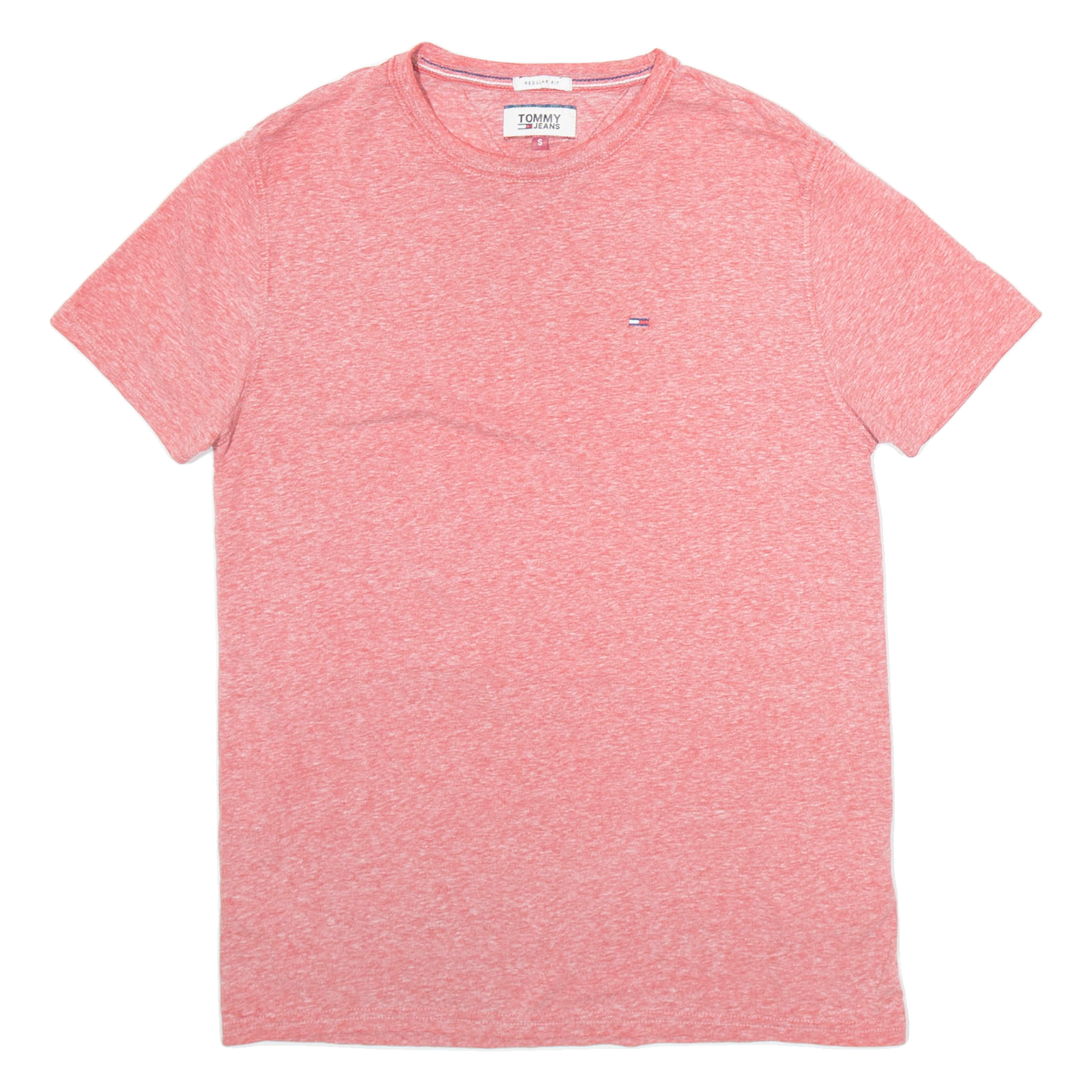 TOMMY HILFIGER Mens T-Shirt Pink S Refurbished - N/A refurbished available on Cerqular