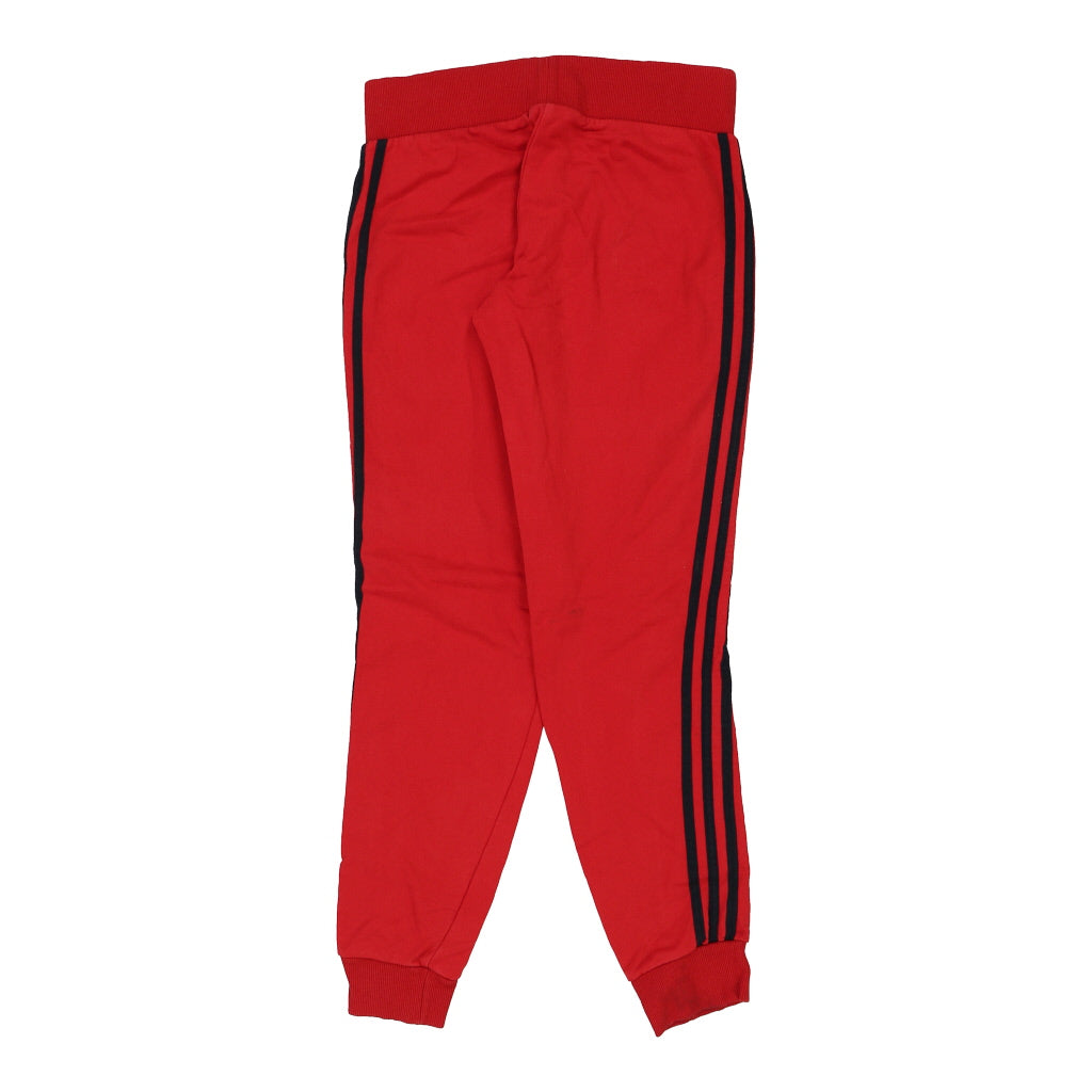 Adidas Tracksuit - Medium Red Polyester Refurbished - Thrifted (note: this is a term often used to describe second- refurbished available on Cerqular