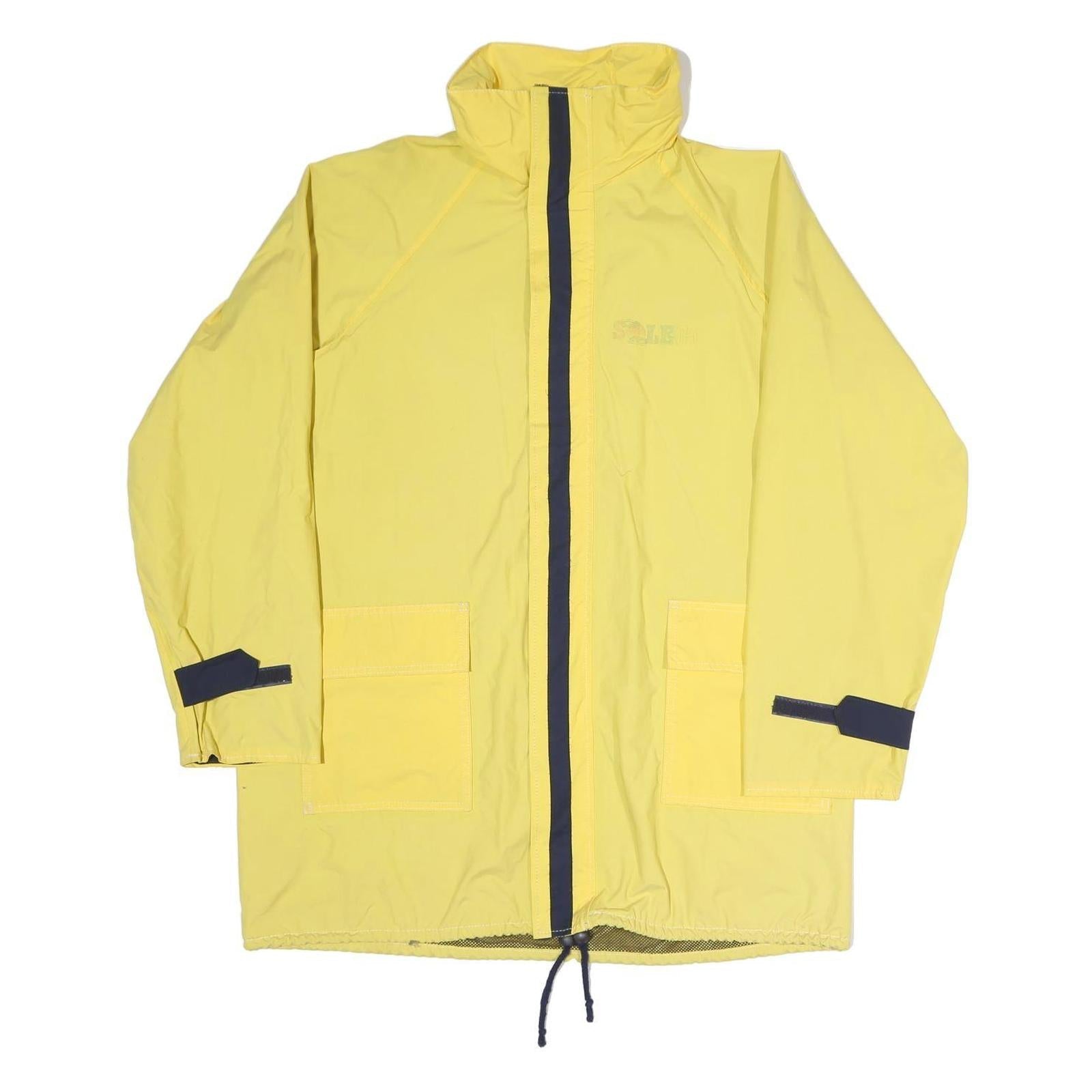 SOLECO Mens Yellow Jacket L Polyester Blend Plain Zip Lightweight Casual Refurbished - N/A refurbished available on Cerqular