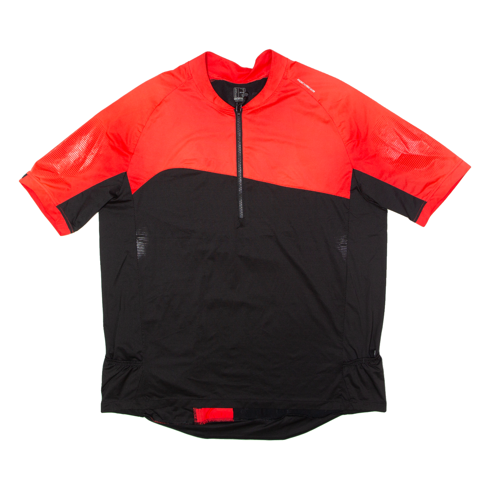 DECATHLON Cycling Mens Jersey Black 1/2 Zip XL Refurbished - N/A refurbished available on Cerqular