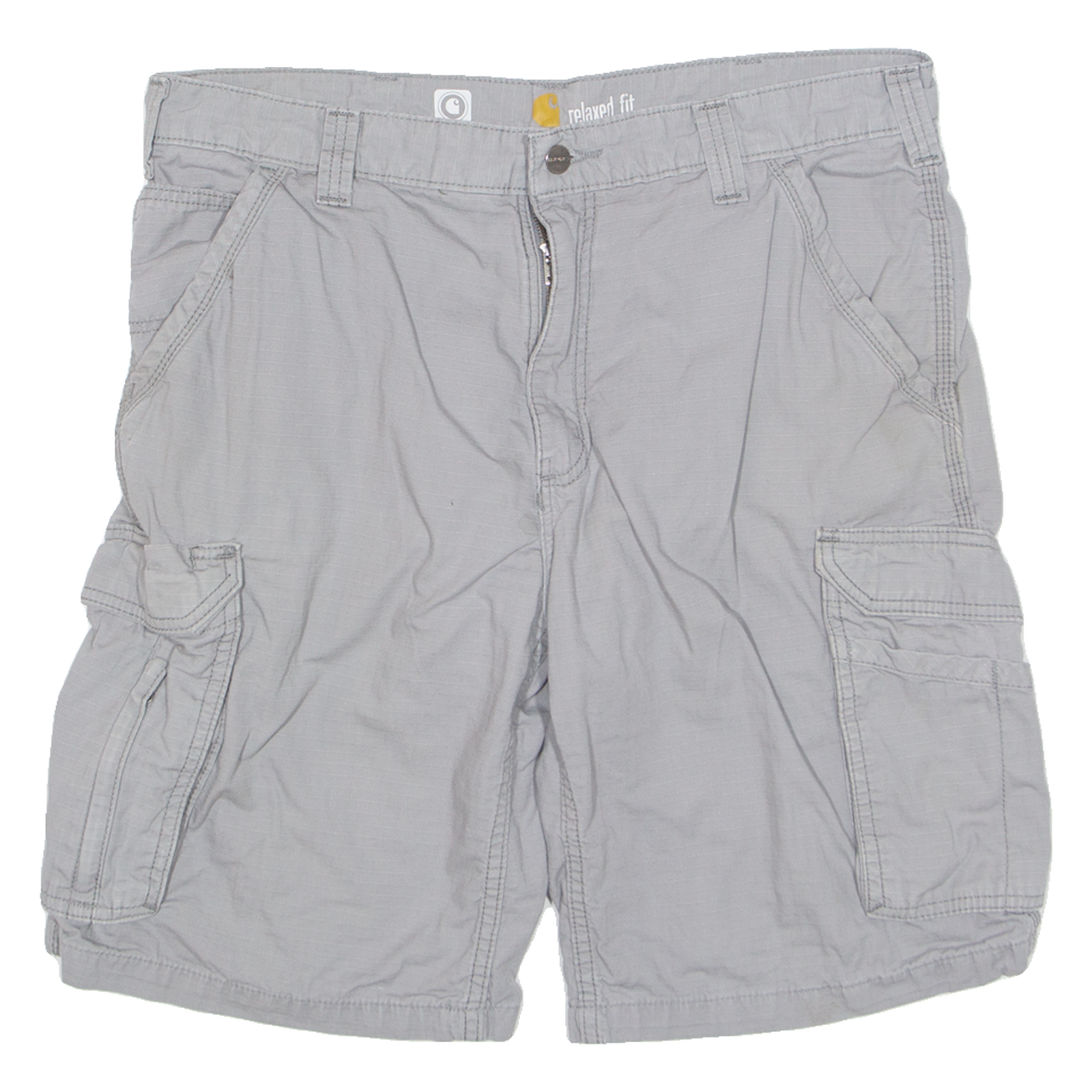 CARHARTT Force Mens Cargo Shorts Grey L W36 Refurbished - N/A refurbished available on Cerqular