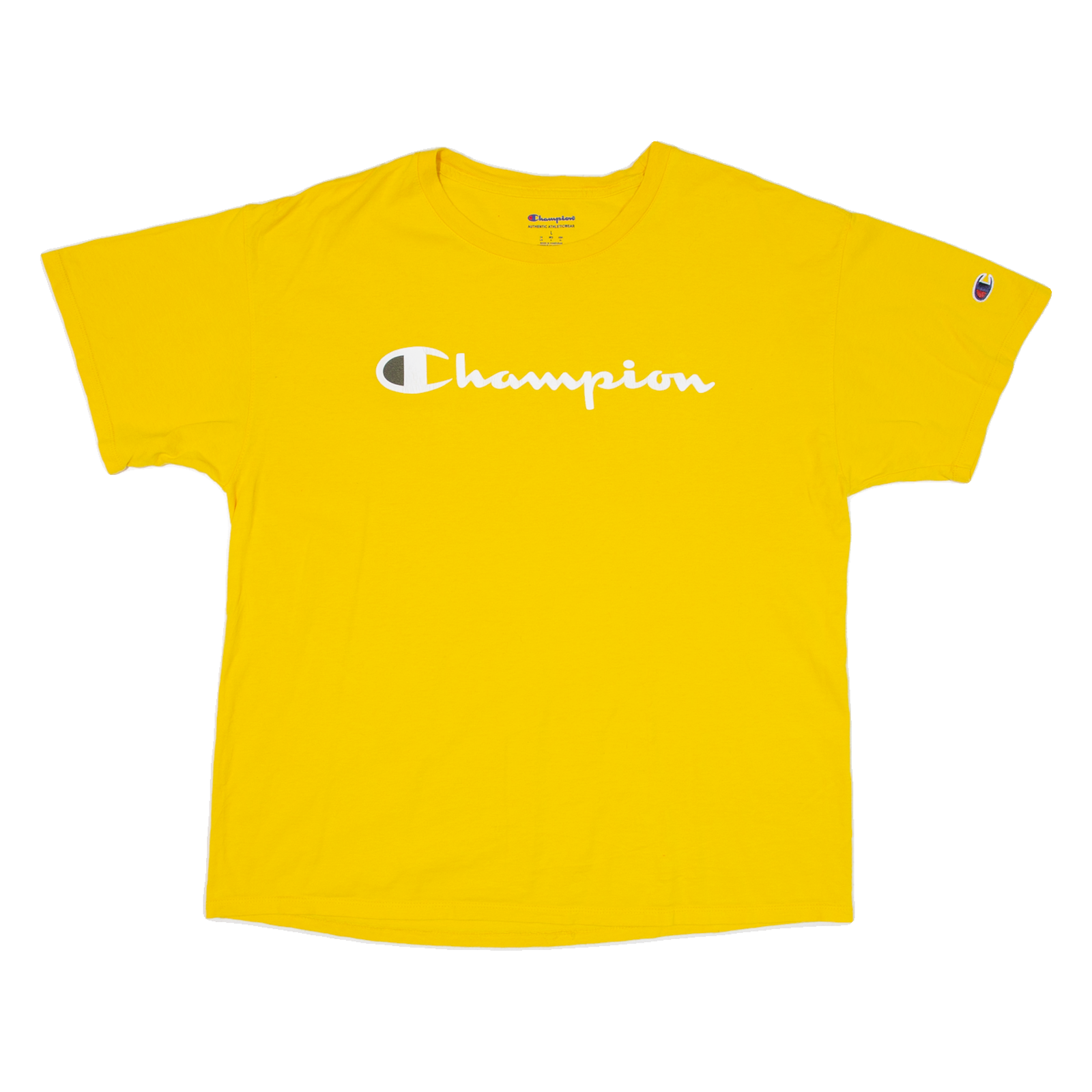 Buy CHAMPION Mens T-Shirt Yellow L Refurbished - $12.99 CHAMPION Mens T-Shirt Yellow L Refurbished - N/A refurbished available on Cerqular