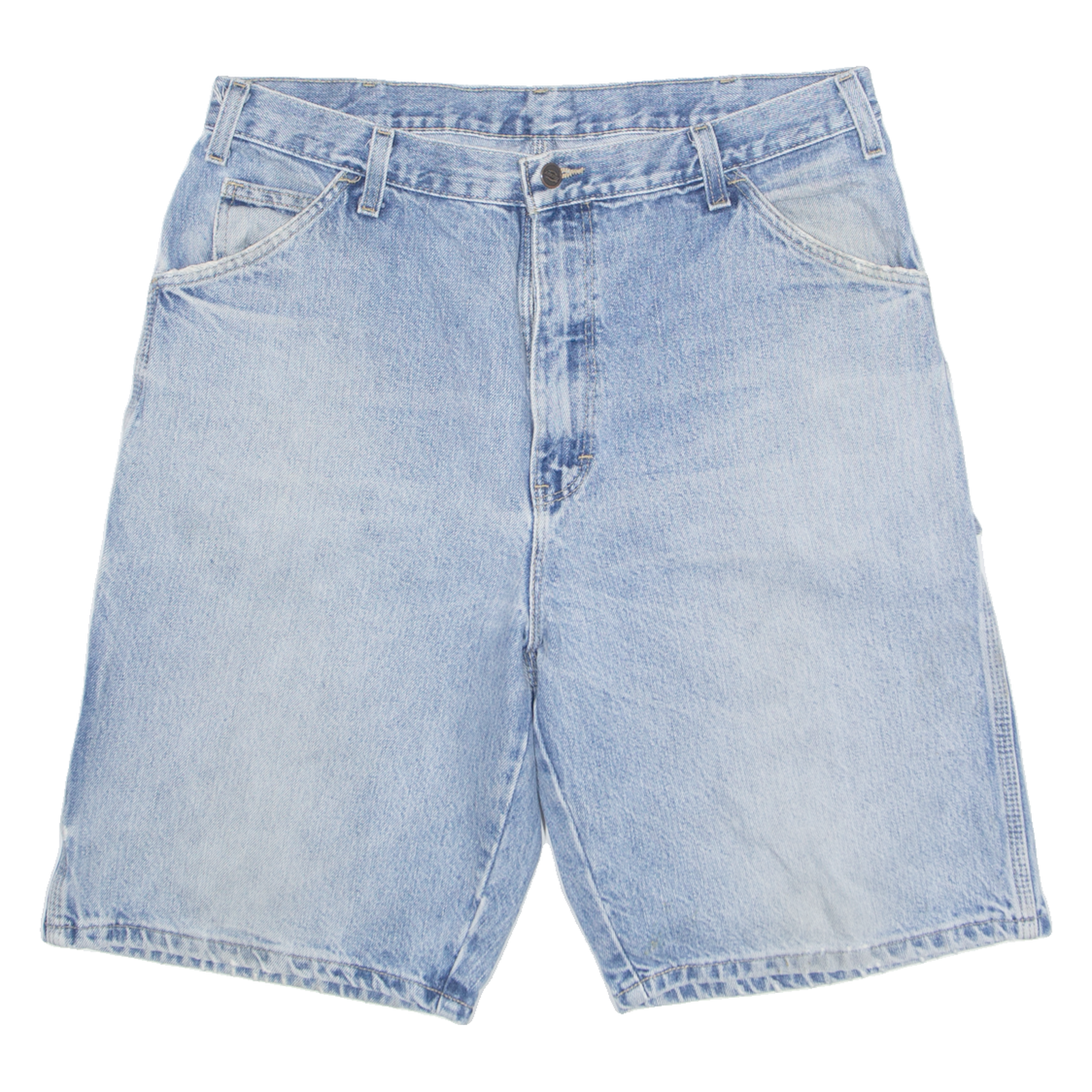DICKIES Carpenter Workwear Mens Denim Shorts Blue L W36 Refurbished - N/A refurbished available on Cerqular