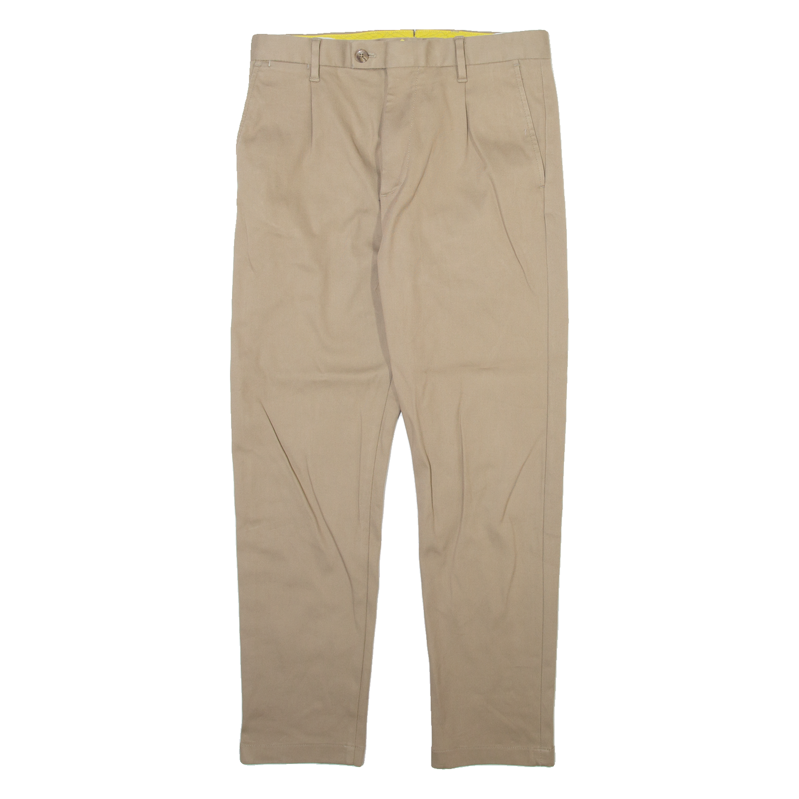 CLOSED Mens Trousers Beige Slim Straight W30 L27 Refurbished - N/A refurbished available on Cerqular