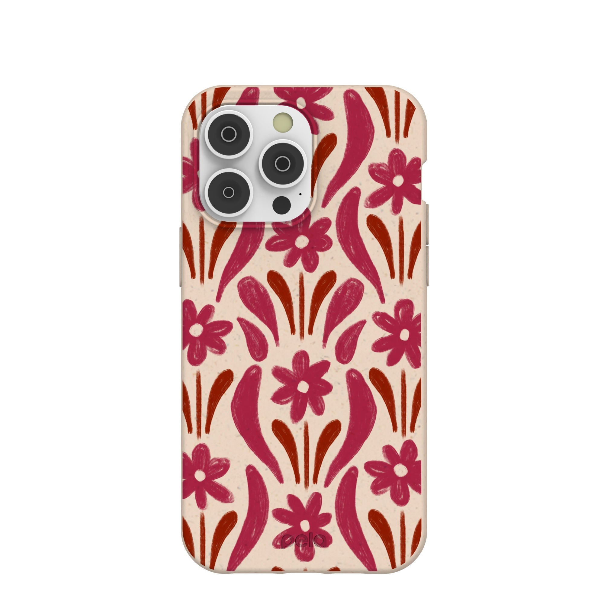 Seashell Flower Stack iPhone 14 Pro Max Case Refurbished - Pela Case refurbished available on Cerqular