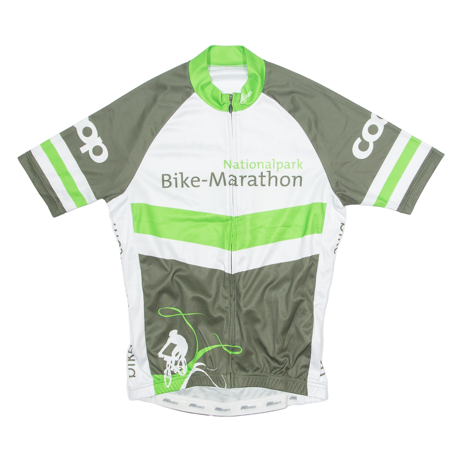 89 SPORTS Cycling Mens Jersey Green 1/4 Zip XS Refurbished - N/A refurbished available on Cerqular