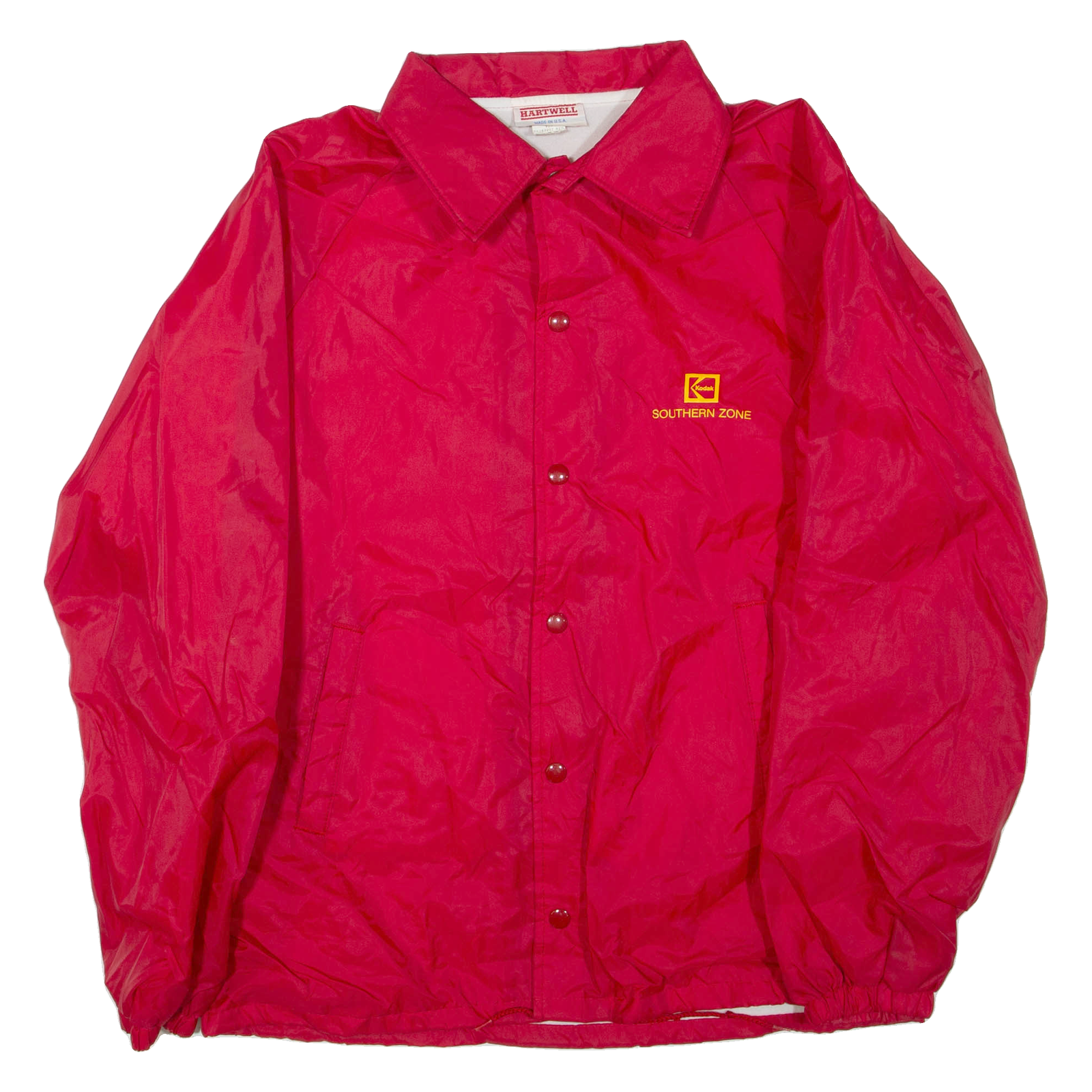HARTWELL Mens Jacket Red Nylon M Refurbished - N/A refurbished available on Cerqular