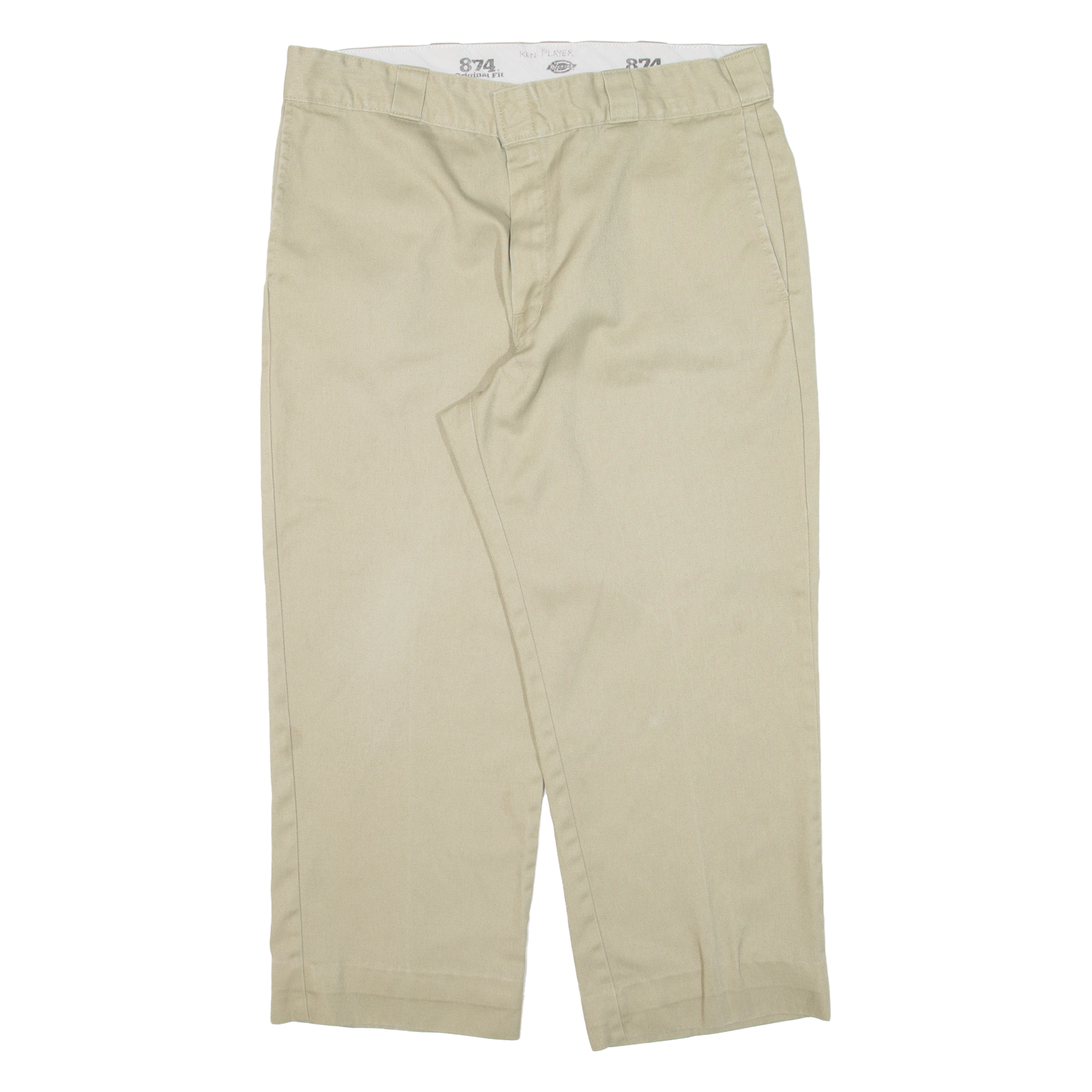 DICKIES 874 Workwear Mens Trousers Beige Regular Straight W34 L24 Refurbished - N/A refurbished available on Cerqular