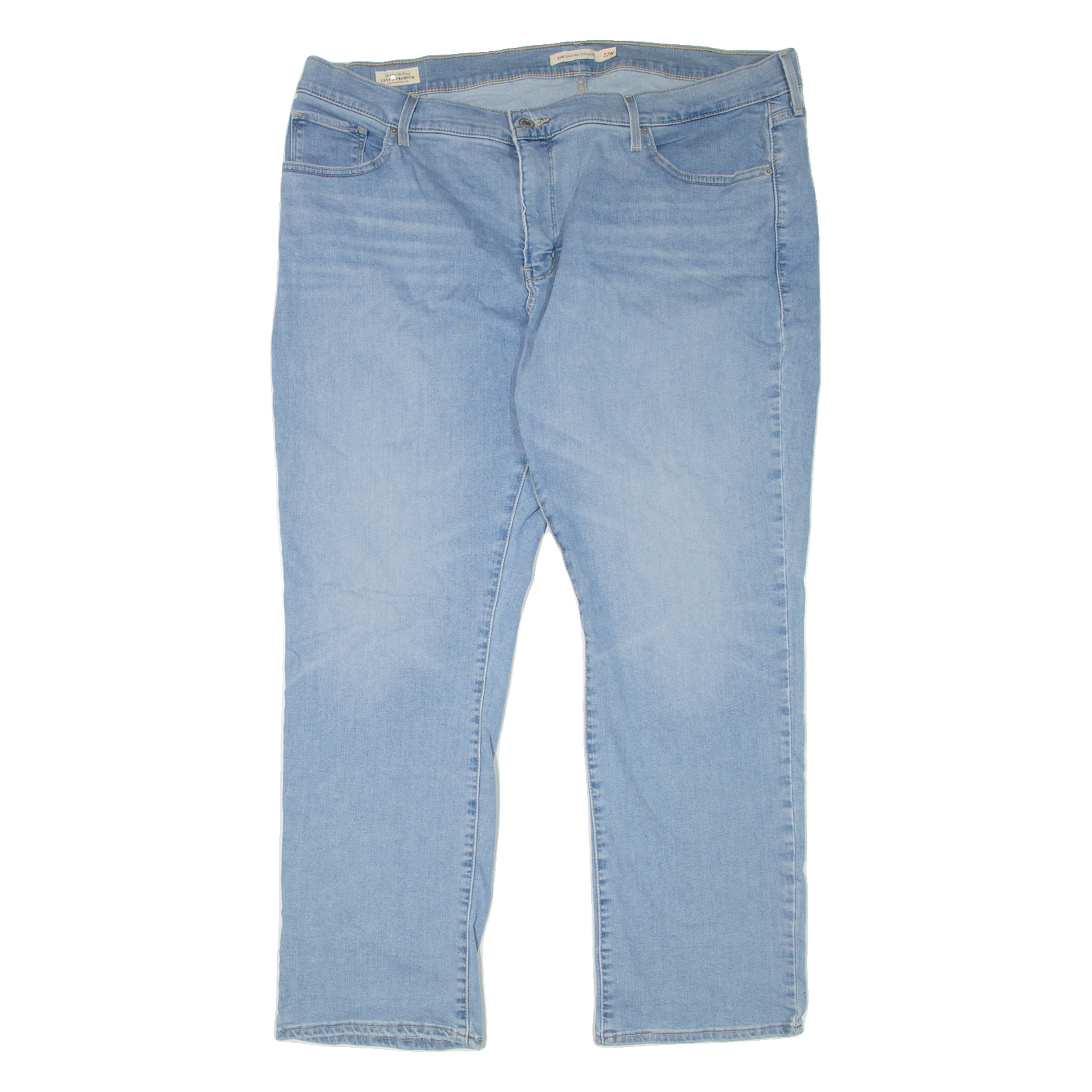 LEVI'S 314 Shaping BIG E Womens Jeans Blue Regular Straight W42 L29 Refurbished - N/A refurbished available on Cerqular