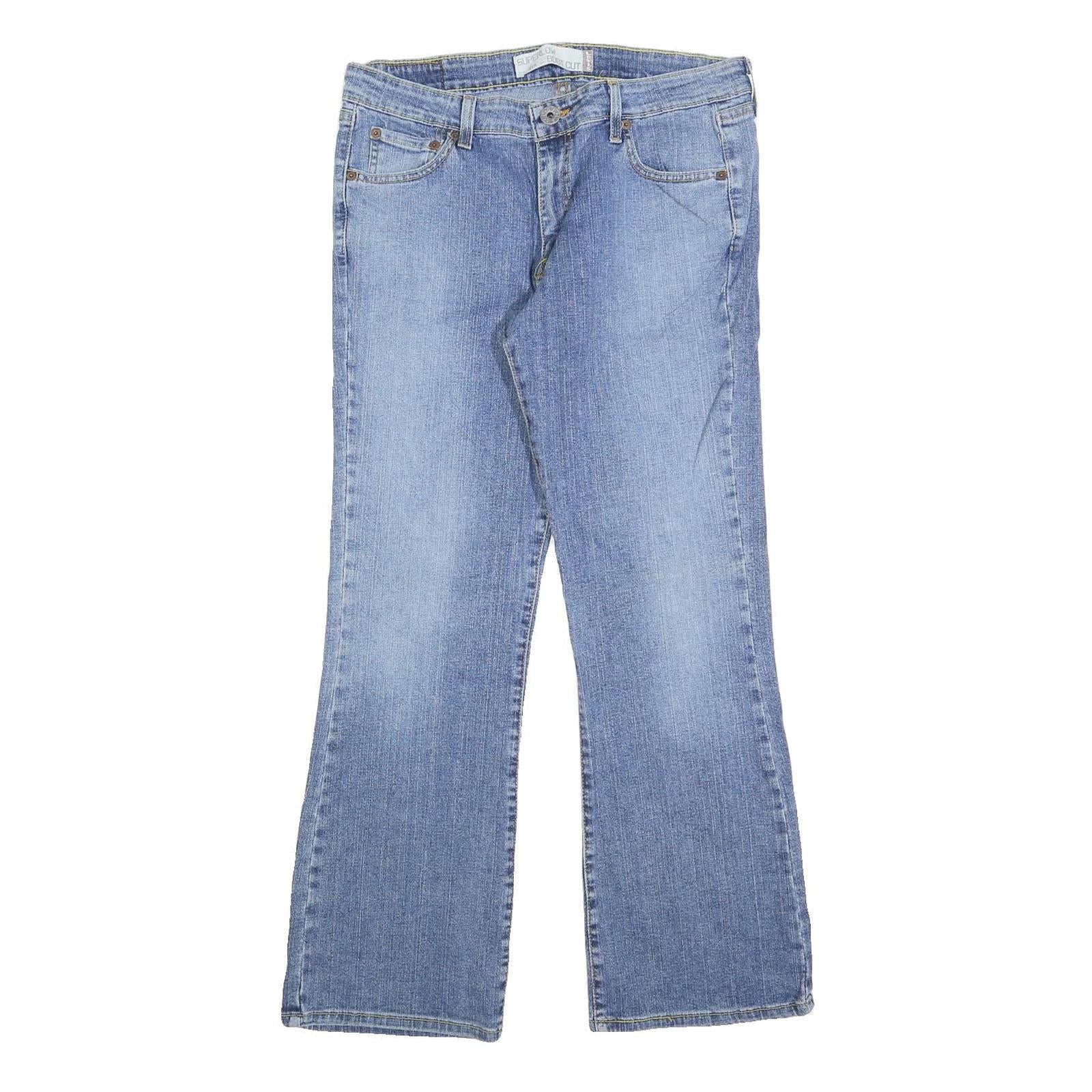 LEVI'S 518 Womens Jeans Blue Regular Bootcut Denim Medium W32 L30 Classic Fit Refurbished - N/A refurbished available on Cerqular
