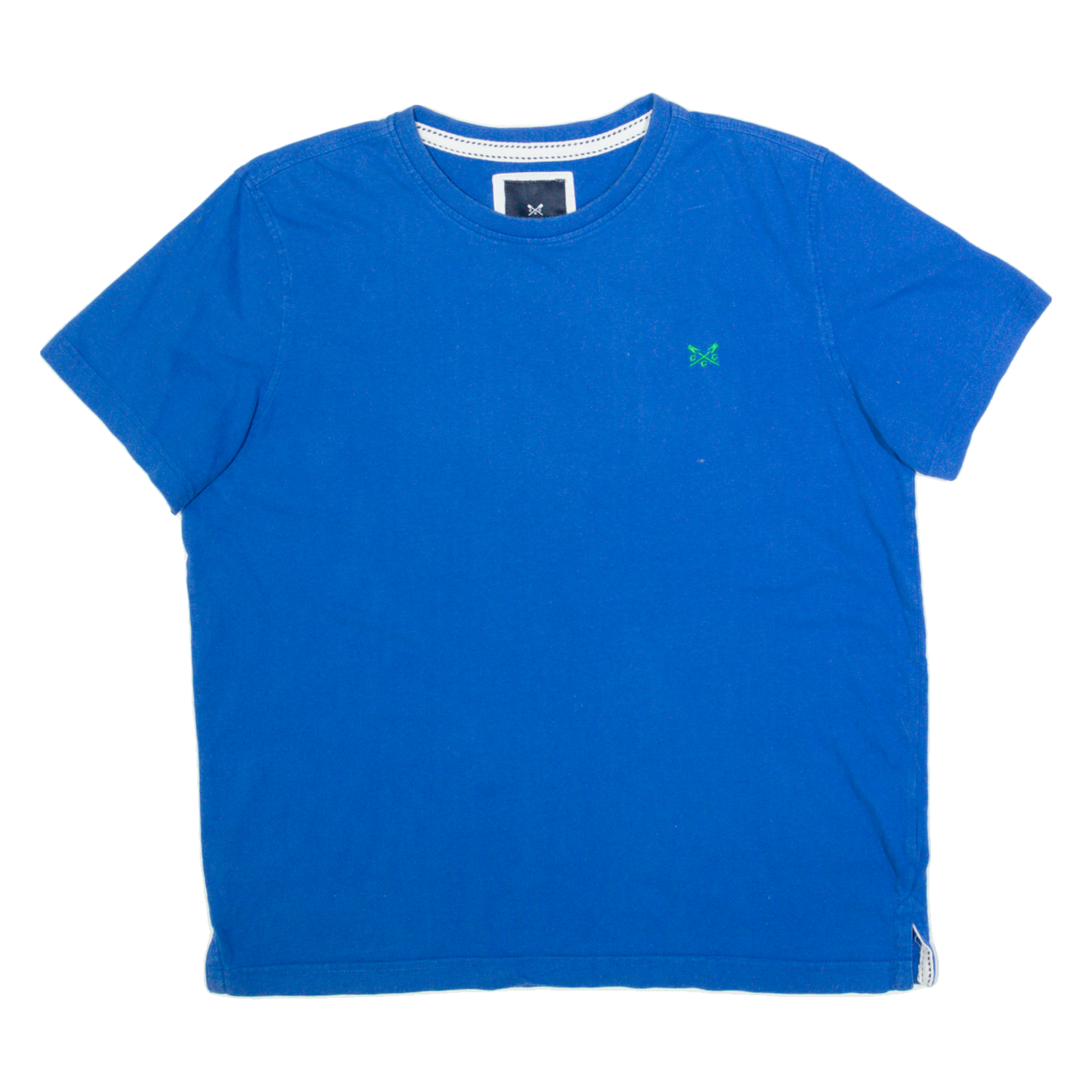 CREW CLOTHING Mens T-Shirt Blue M Refurbished - N/A refurbished available on Cerqular