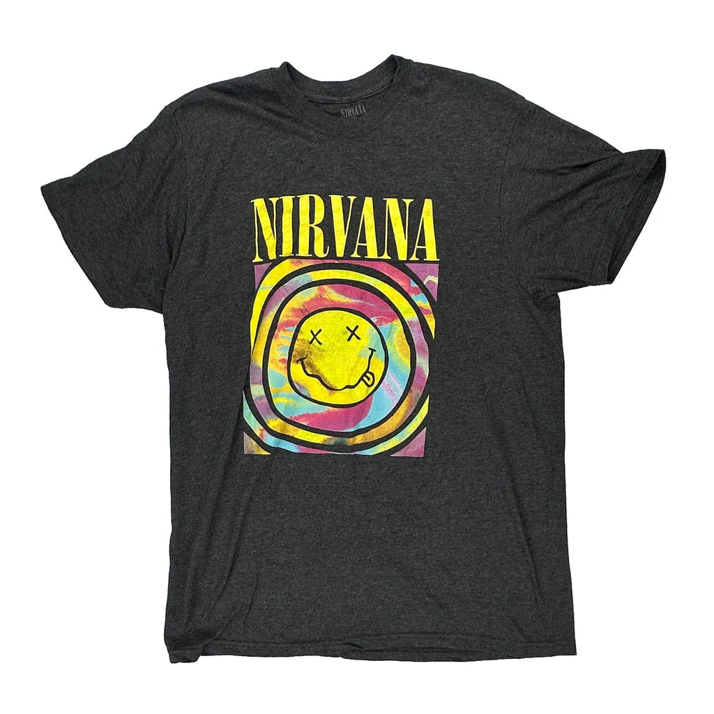 Buy Nirvana Band T-Shirt - 2XL Grey Cotton Refurbished - $19.35 Nirvana Band T-Shirt - 2XL Grey Cotton Refurbished - Thrifted (note: this is a term often used to describe second- refurbished available on Cerqular