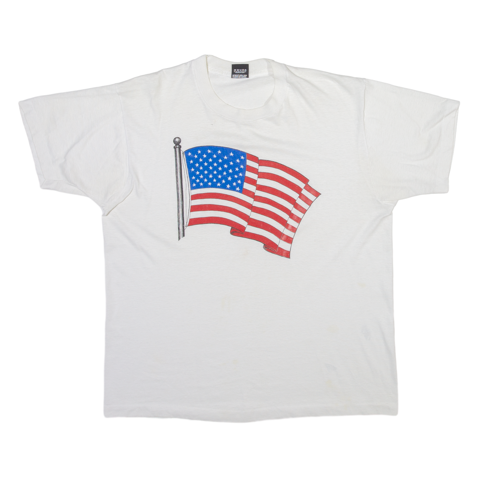 BEST Flag Mens T-Shirt White USA XL Refurbished - N/A refurbished available on Cerqular