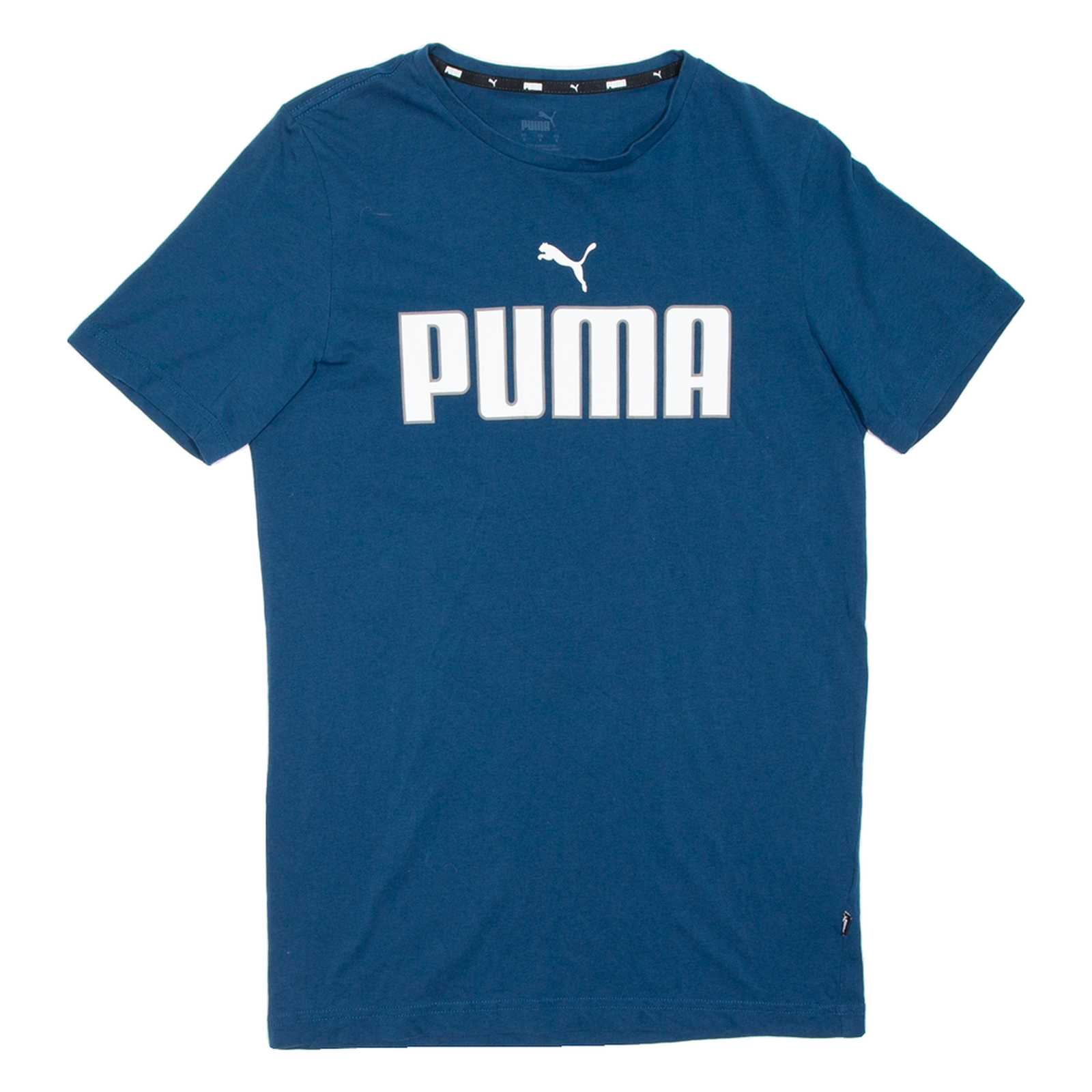 PUMA Mens T-Shirt Blue S Refurbished - N/A refurbished available on Cerqular