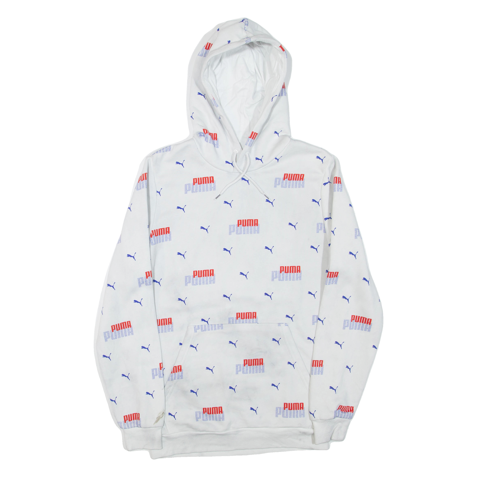 PUMA Mens White Hoodie S Refurbished - N/A refurbished available on Cerqular