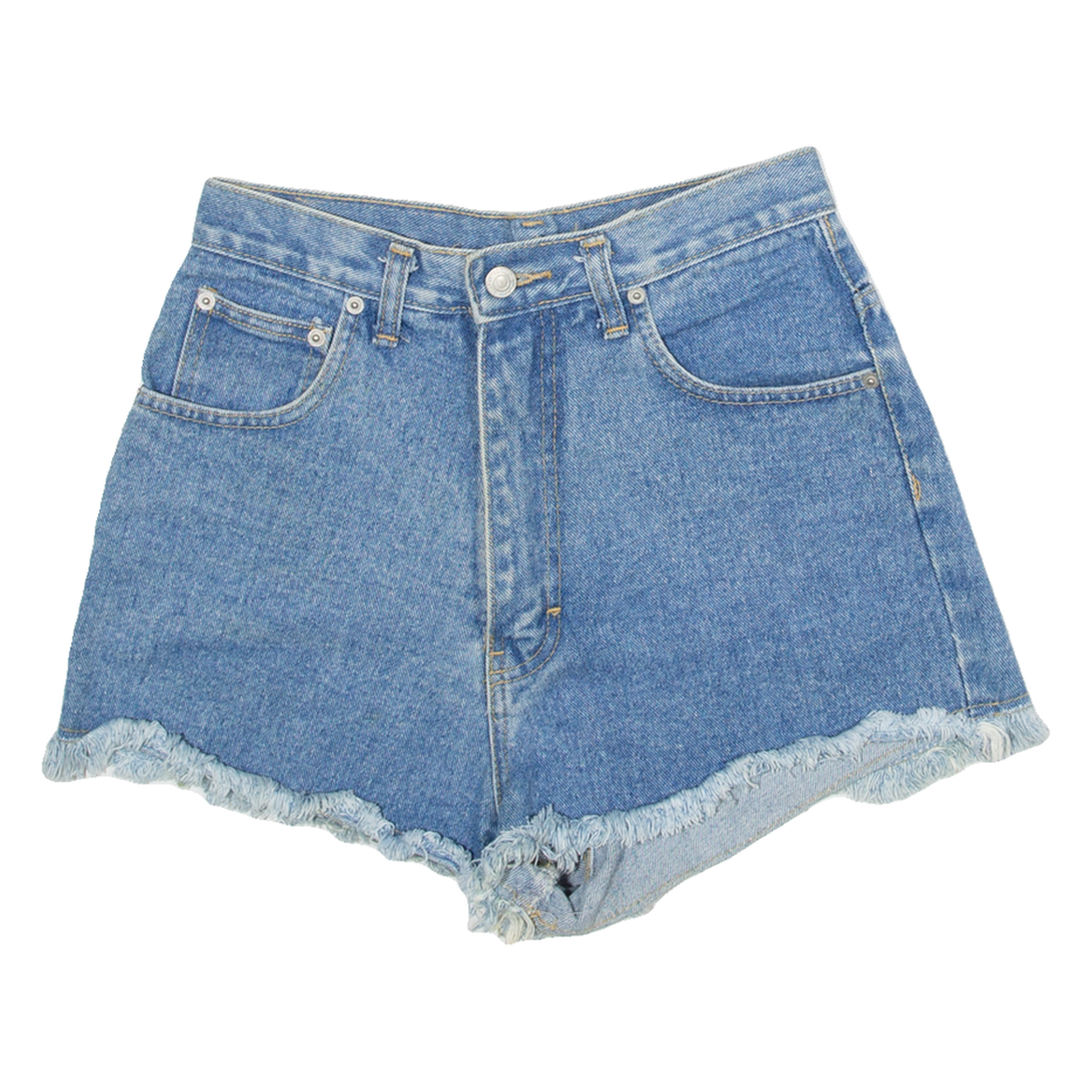 ETAM Womens Denim Shorts Blue UK 12 W26 Refurbished - N/A refurbished available on Cerqular