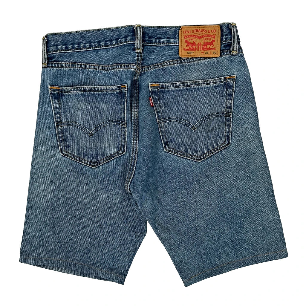 Buy Levis Denim Shorts - 31W 10L Blue Denim Refurbished - $34.16 Levis Denim Shorts - 31W 10L Blue Denim Refurbished - Thrifted (note: this is a term often used to describe second- refurbished available on Cerqular