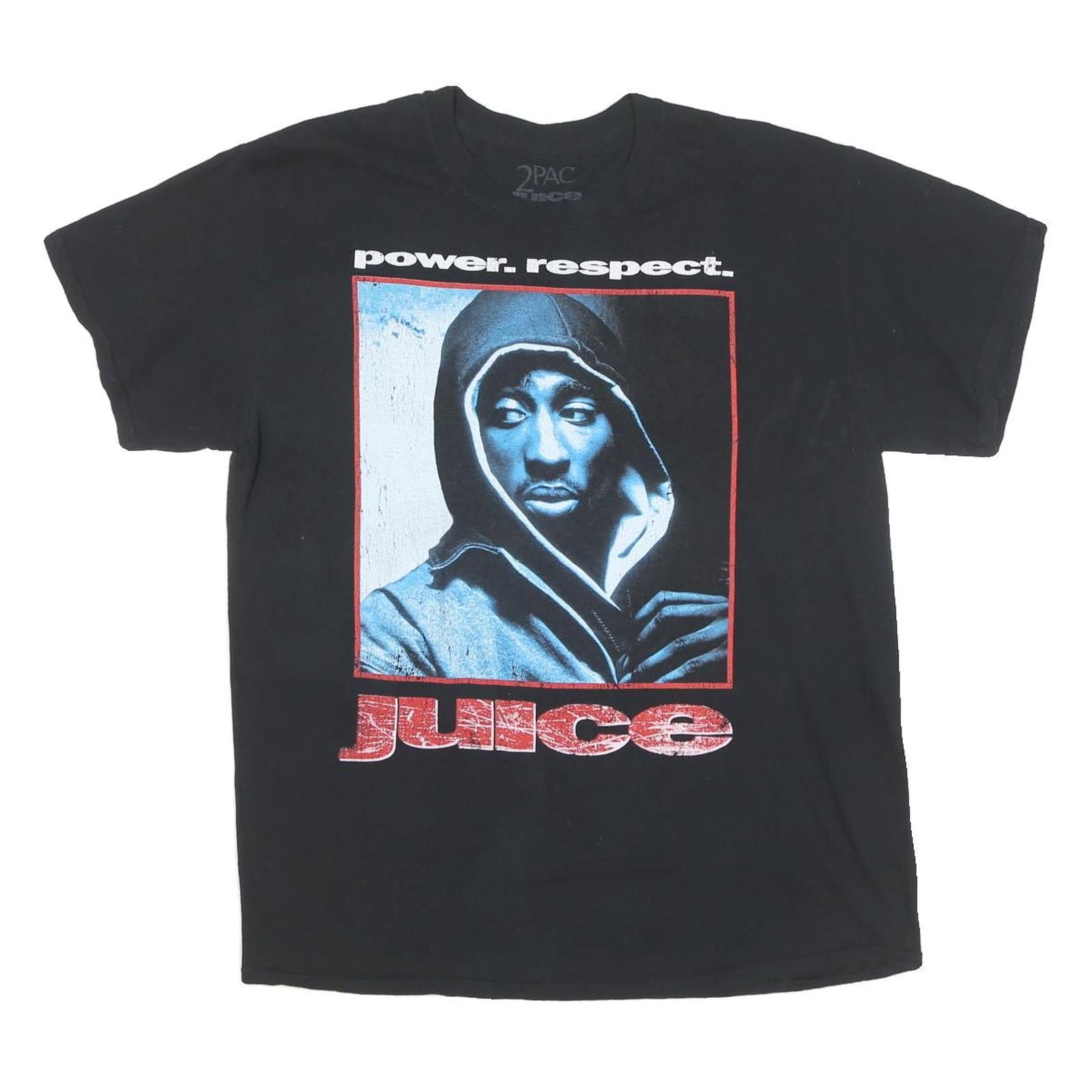 Buy 2PAC Mens Black Graphic T-Shirt L Short Sleeve Crew Neck Power Respect Juice Refurbished - $45.49 2PAC Mens Black Graphic T-Shirt L Short Sleeve Crew Neck Power Respect Juice Refurbished - N/A refurbished available on Cerqular