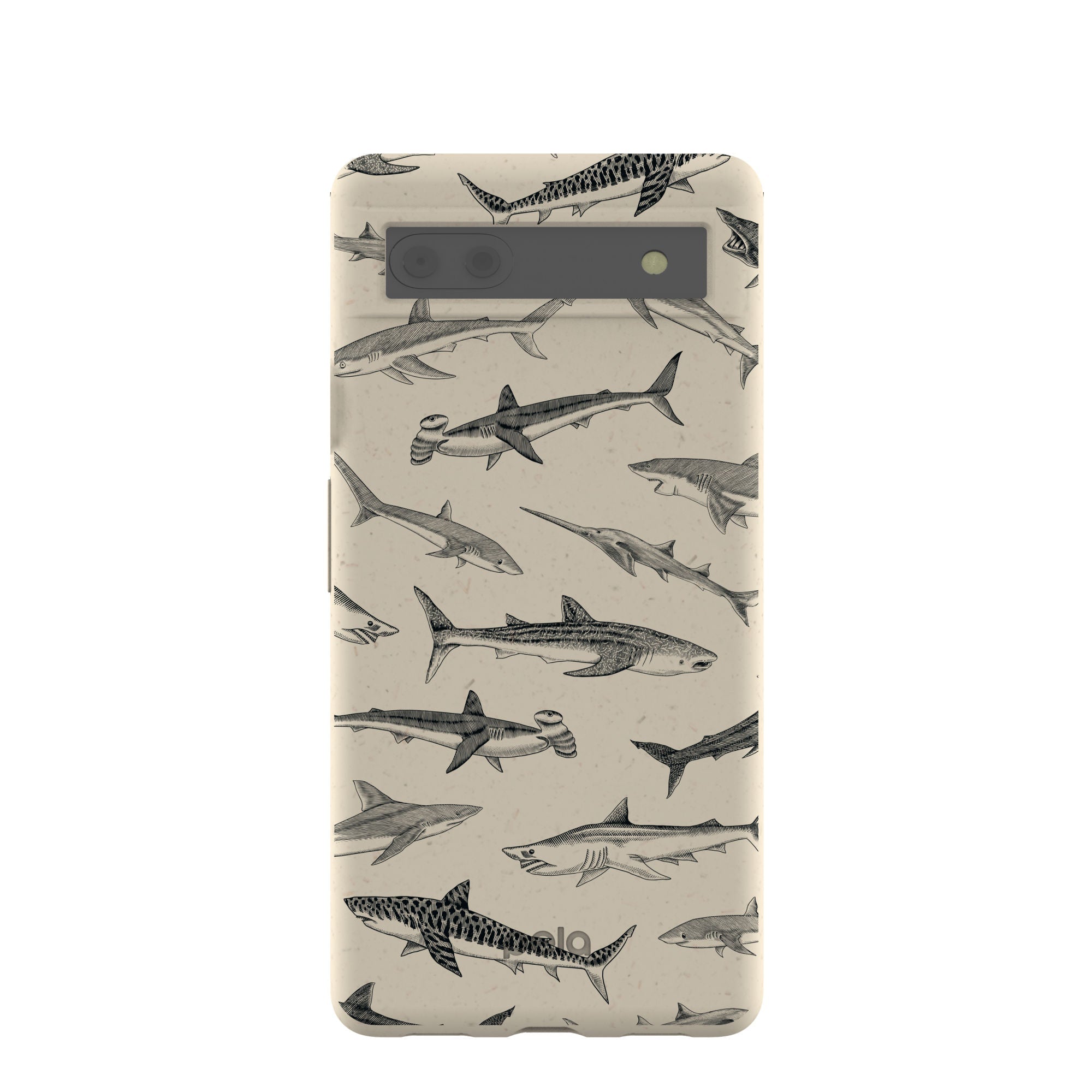 London Fog Shark World Google Pixel 6a Case Refurbished - Pela Case refurbished available on Cerqular