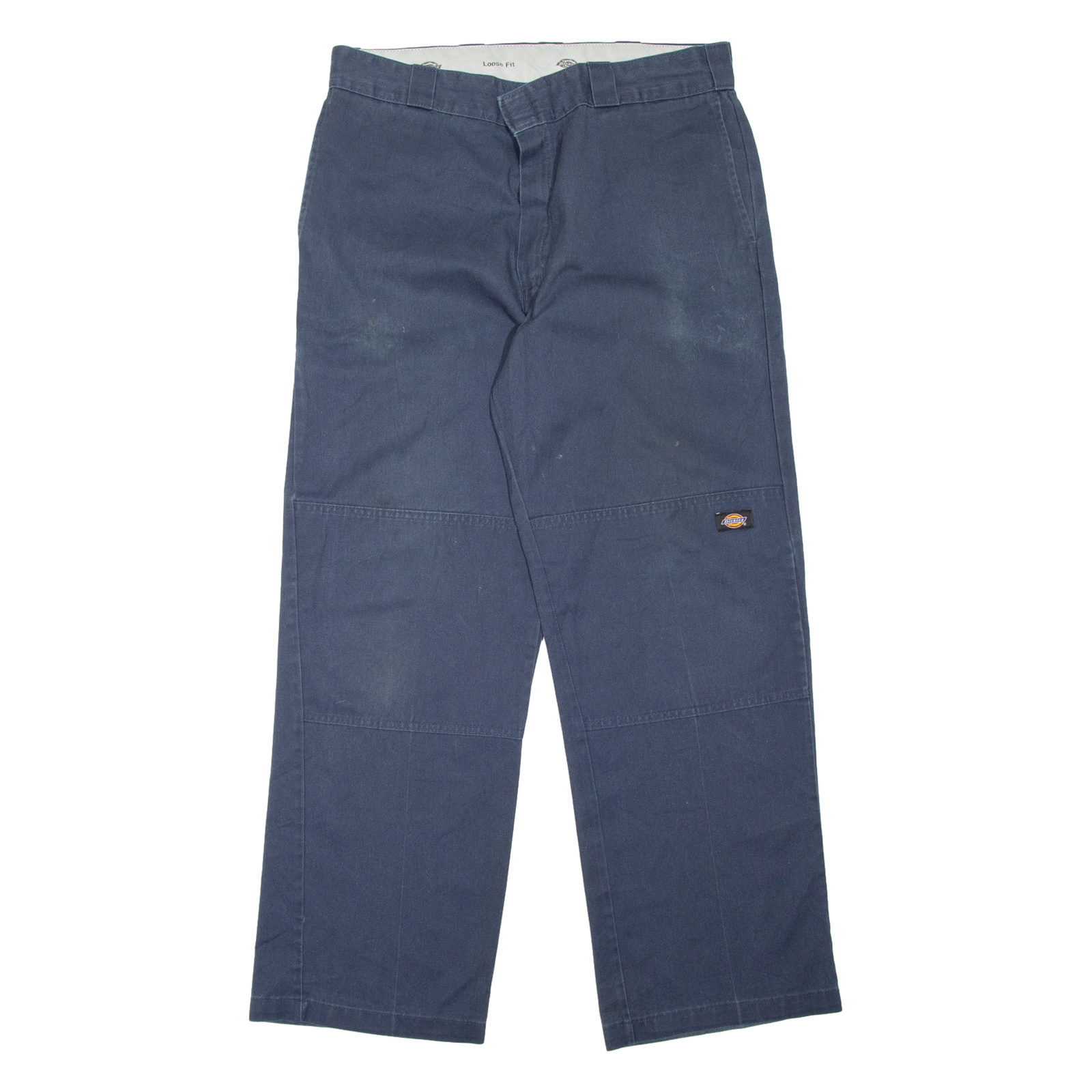 DICKIES Workwear Mens Trousers Blue Loose Straight W36 L32 Refurbished - N/A refurbished available on Cerqular