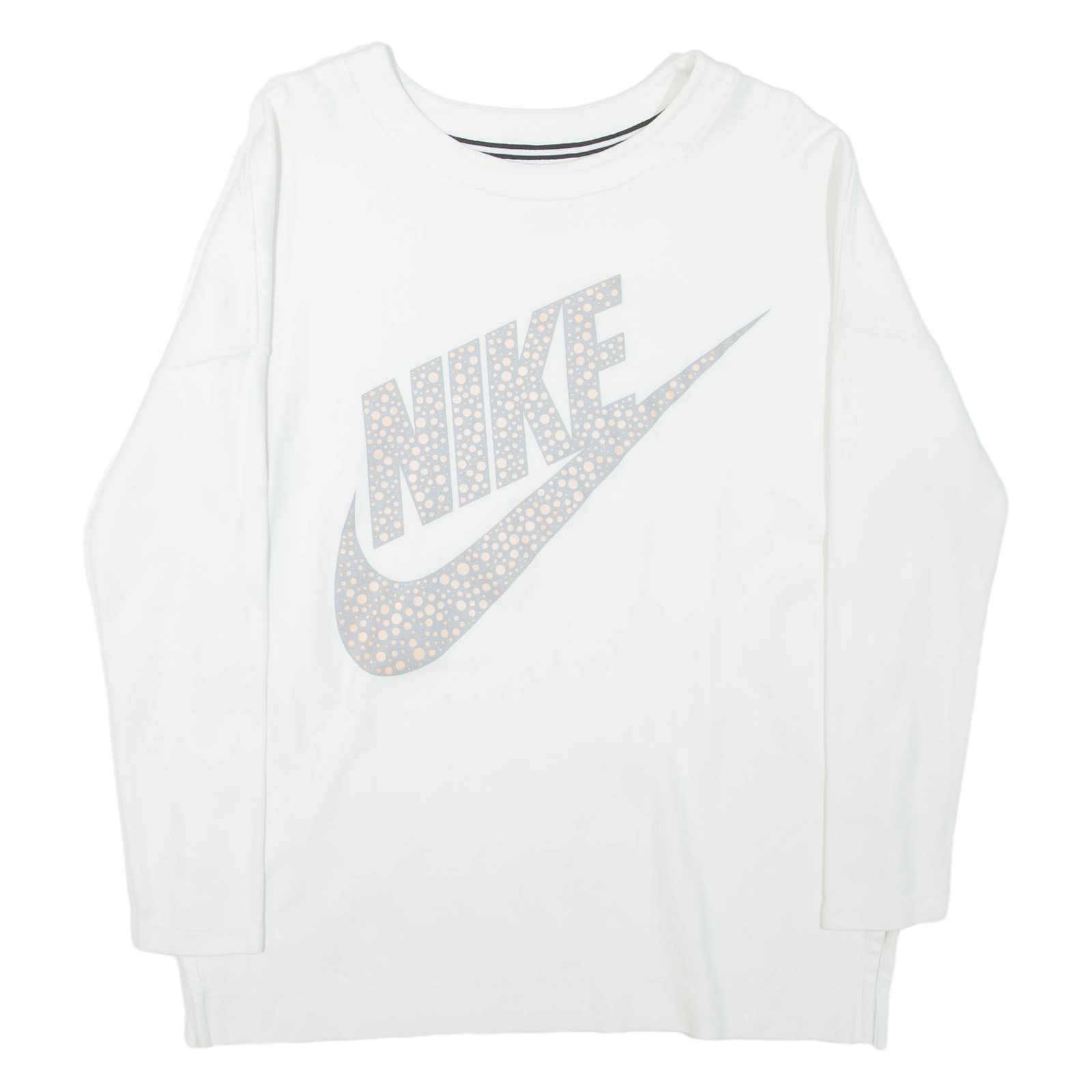 Buy NIKE Womens Sweatshirt White Crew Neck M Refurbished - $36.39 NIKE Womens Sweatshirt White Crew Neck M Refurbished - N/A refurbished available on Cerqular