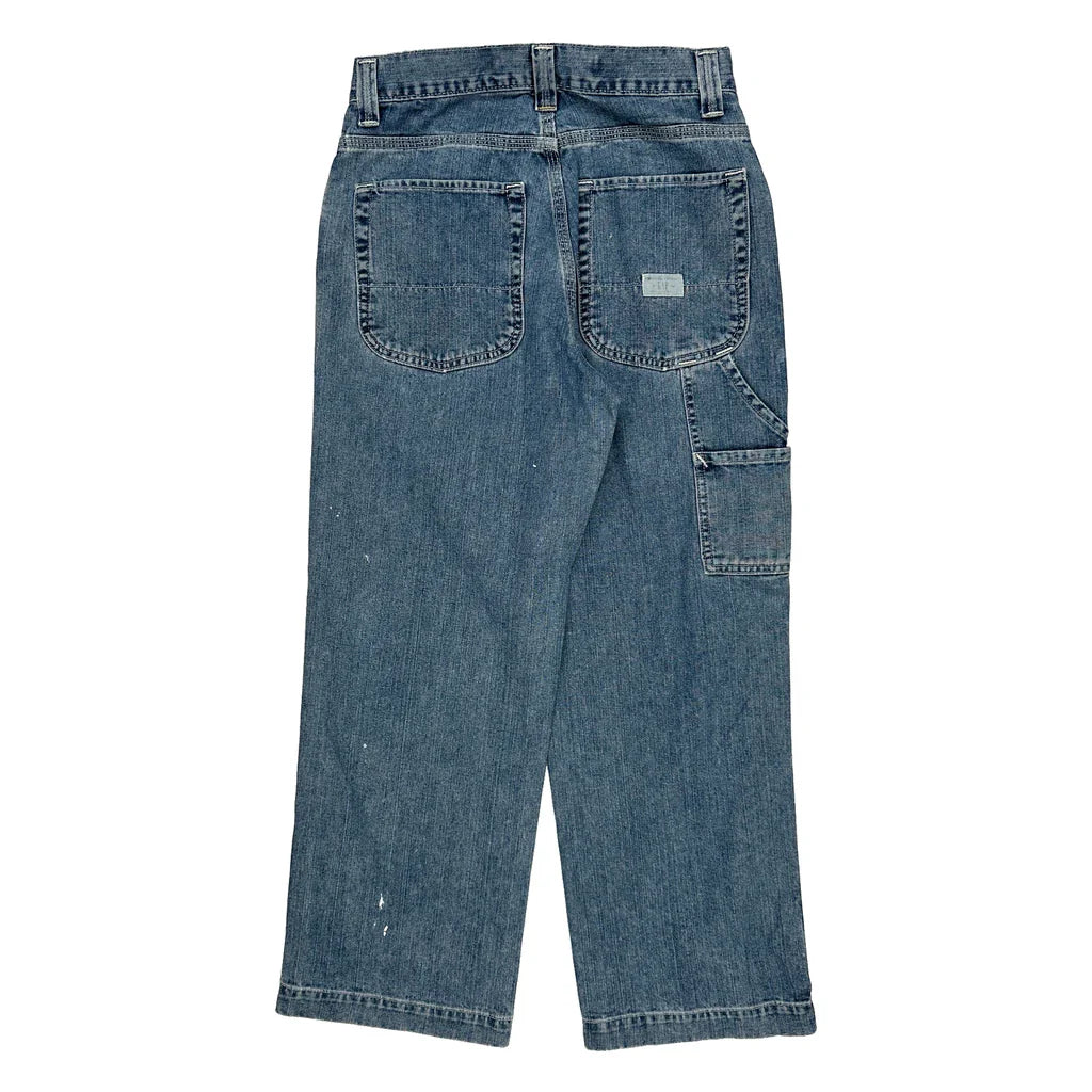 Unbranded Carpenter Jeans - 29W 28L Blue Cotton Refurbished - Thrifted (note: this is a term often used to describe second- refurbished available on Cerqular