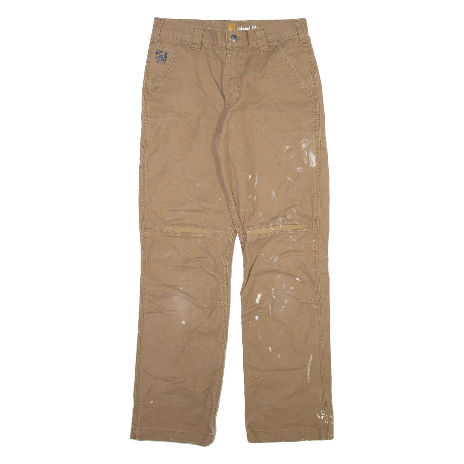 CARHARTT Mens Trousers Beige Relaxed Straight W30 L32 Refurbished - N/A refurbished available on Cerqular