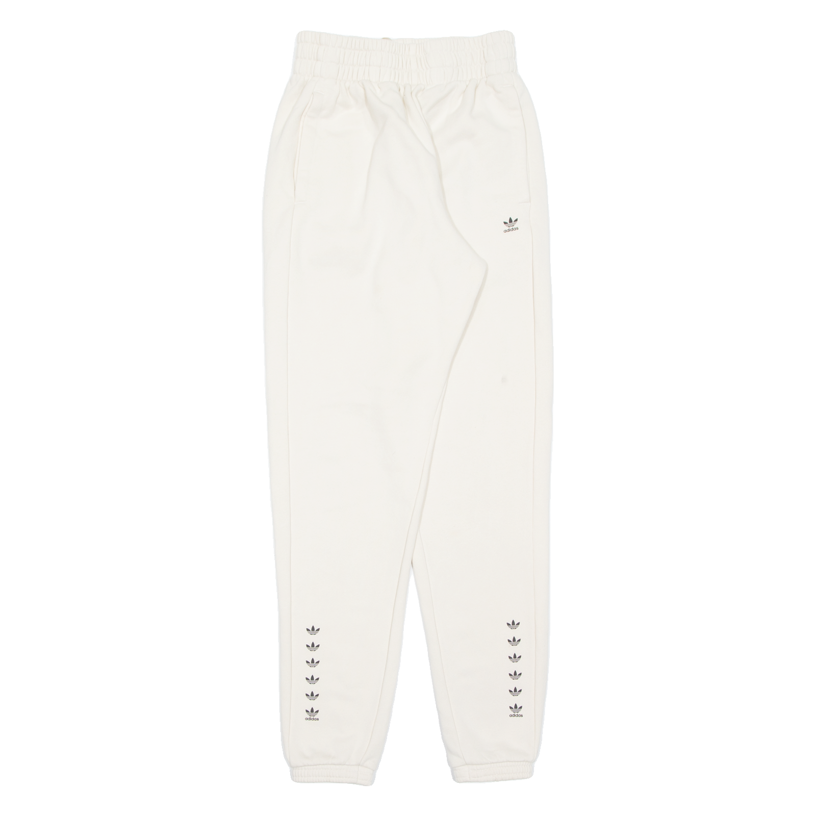 ADIDAS High Waisted Womens Joggers Beige Tapered UK 8 W24 L30 Refurbished - N/A refurbished available on Cerqular
