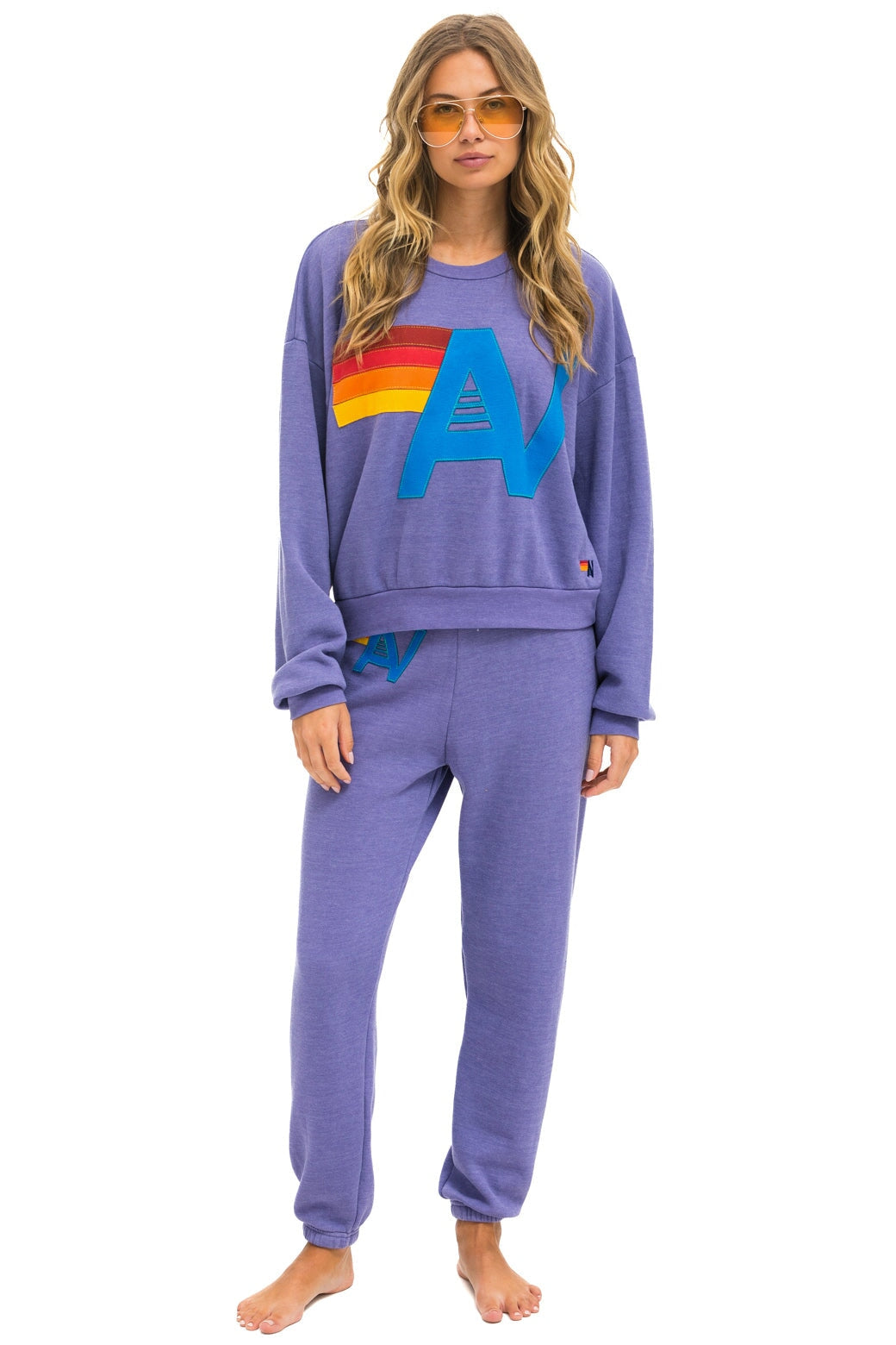 Sweatshirt Logo Stit Swrxstlo Lavender | Color: LAVENDER | Size: M Refurbished - Rue Madame is a known brand, and the standardized name is " refurbished available on Cerqular
