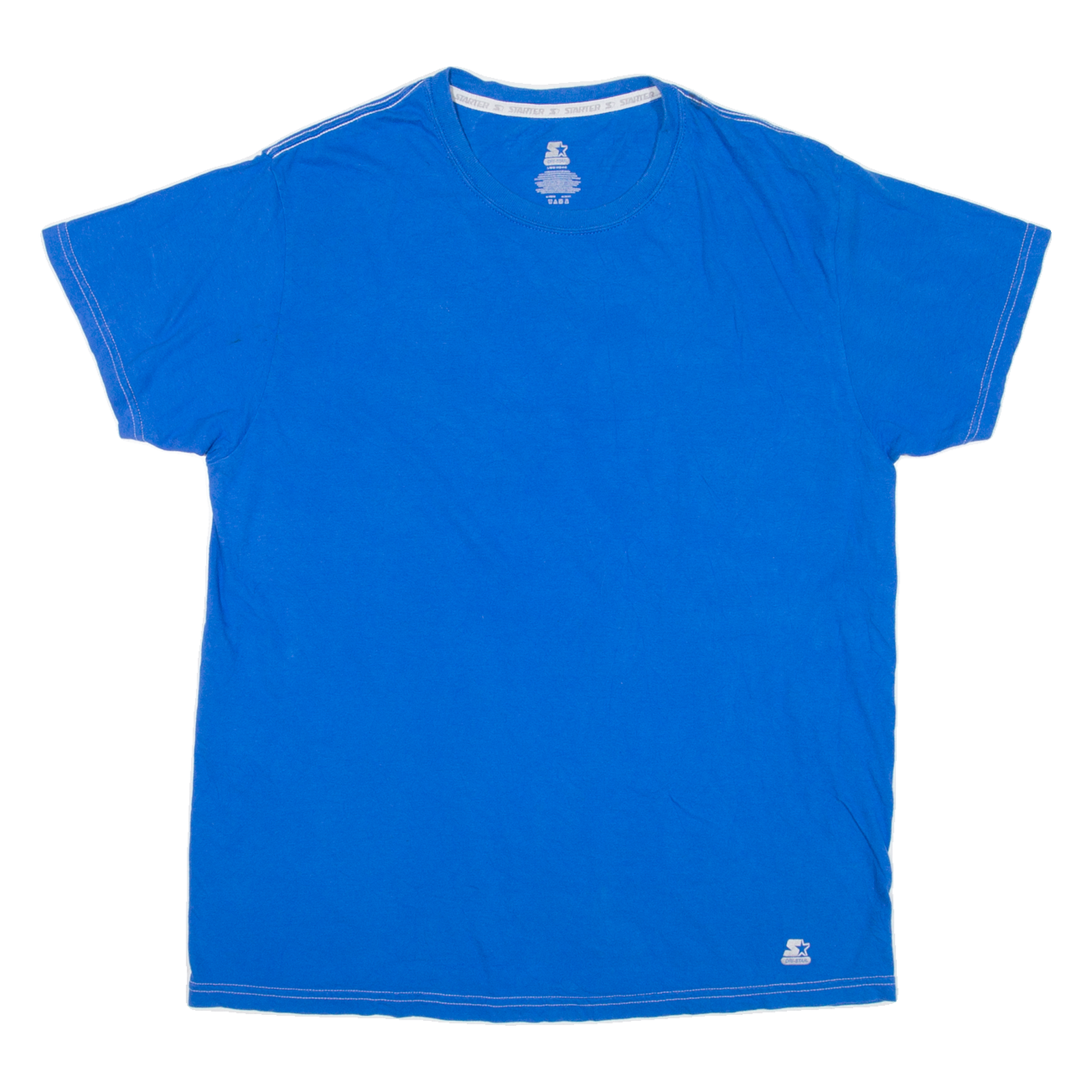 STARTER Mens T-Shirt Blue L Refurbished - N/A refurbished available on Cerqular