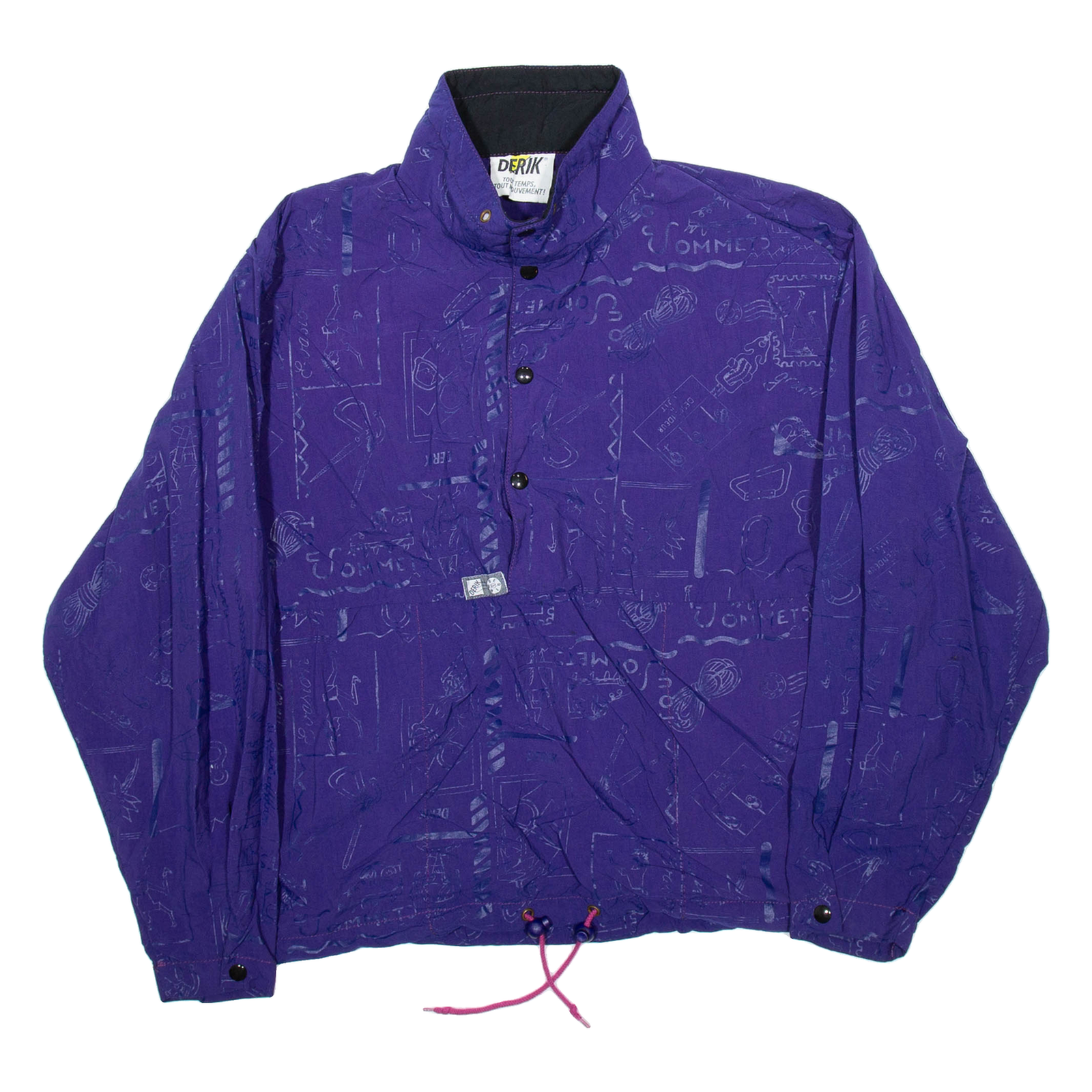 Buy DERIK Mens Coach Jacket Purple Crazy Pattern M Refurbished - $36.39 DERIK Mens Coach Jacket Purple Crazy Pattern M Refurbished - N/A refurbished available on Cerqular